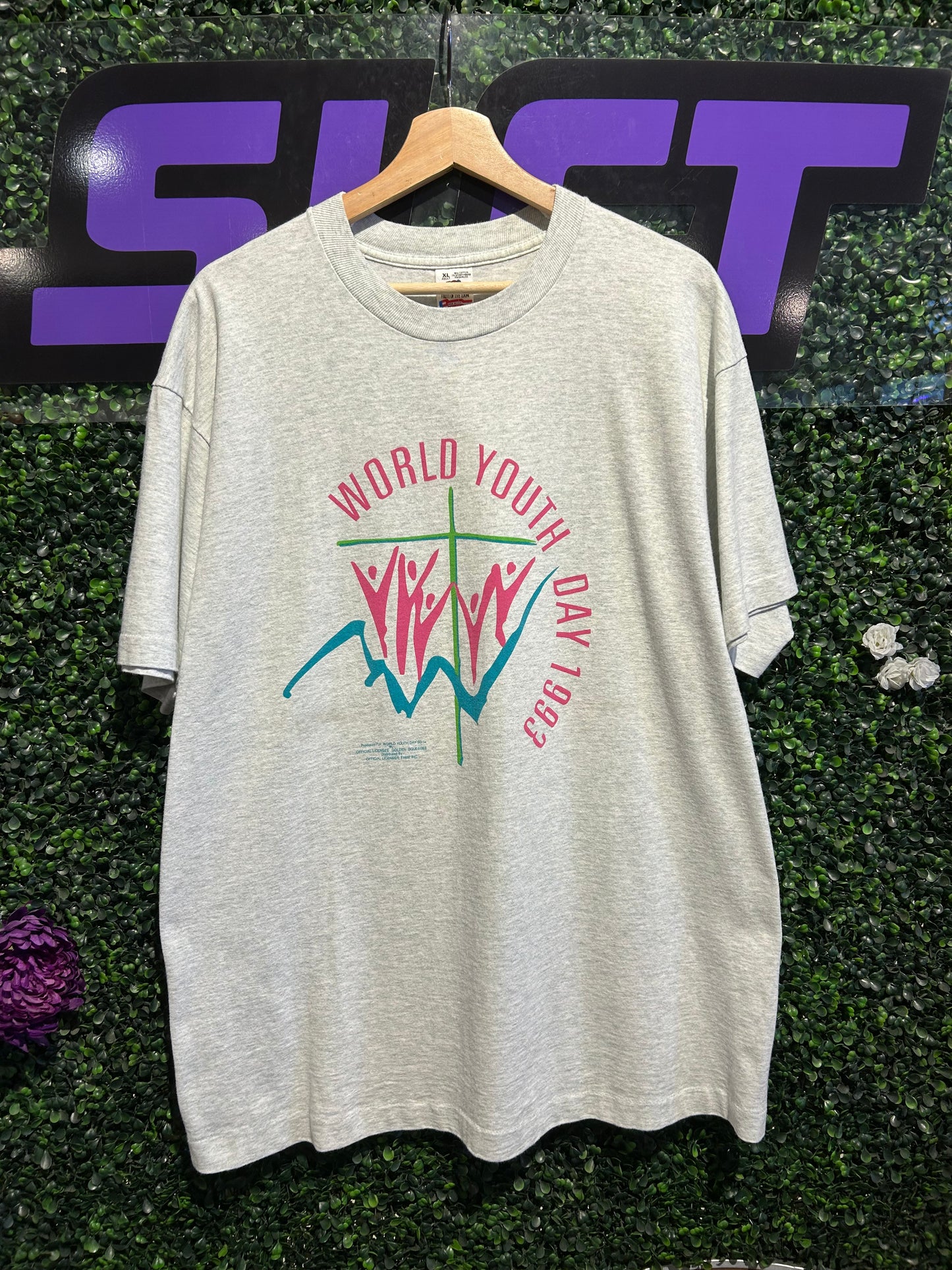1993 Denver World Youth Day T-Shirt. Size XL