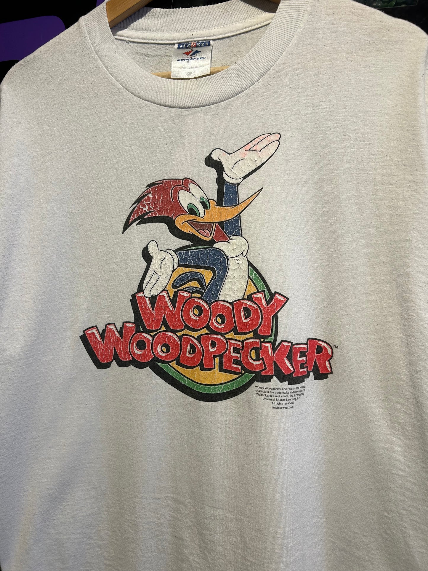 Vintage Woody Woodpecker T-Shirt. Size L/XL