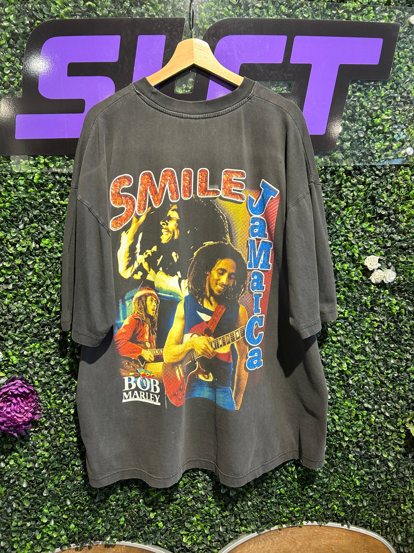 90s Bob Marley Rap-Style T-Shirt. Size XXL
