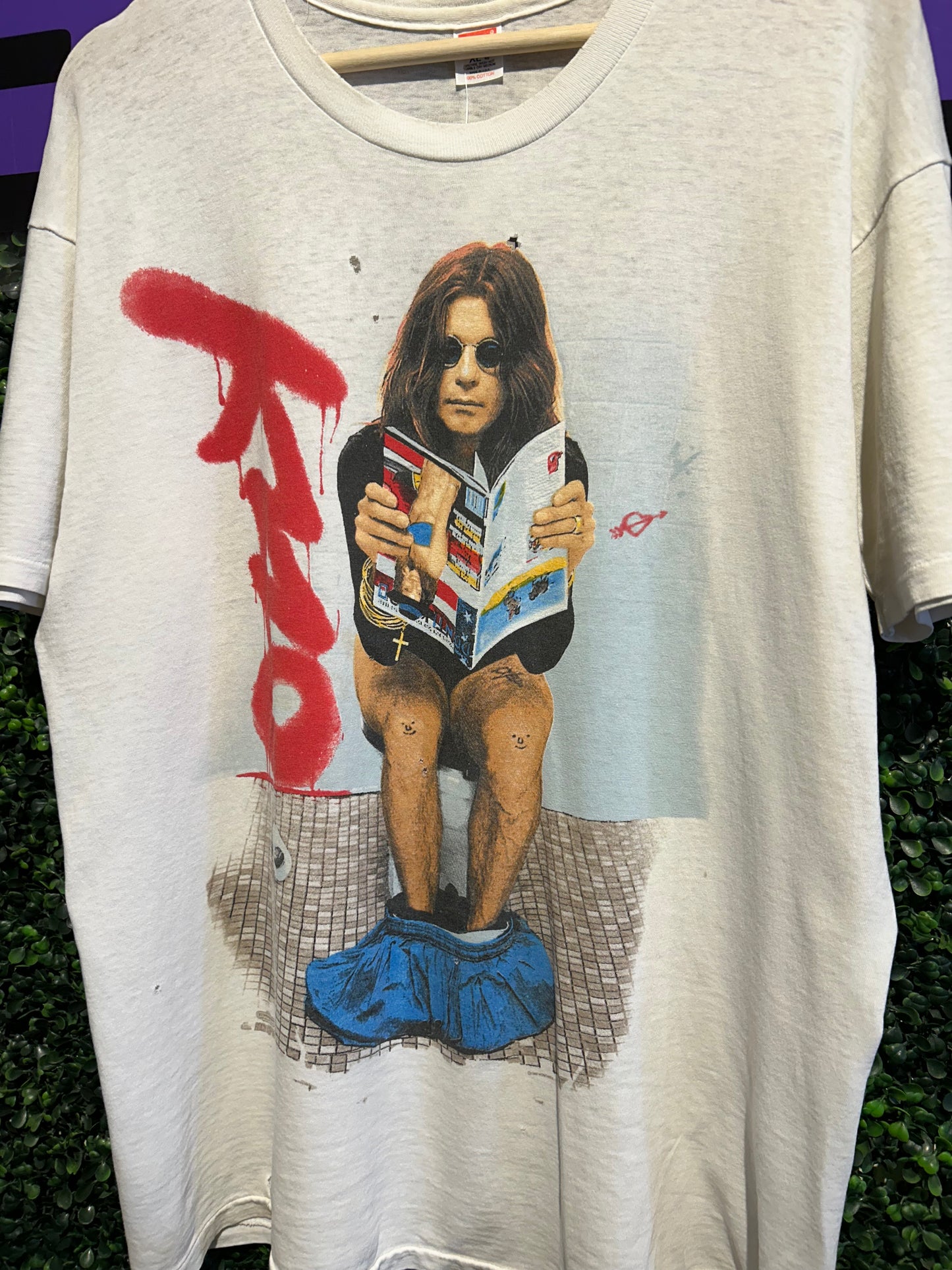 1992 Ozzy Osbourne No More Tours Tour T-Shirt. Size Large