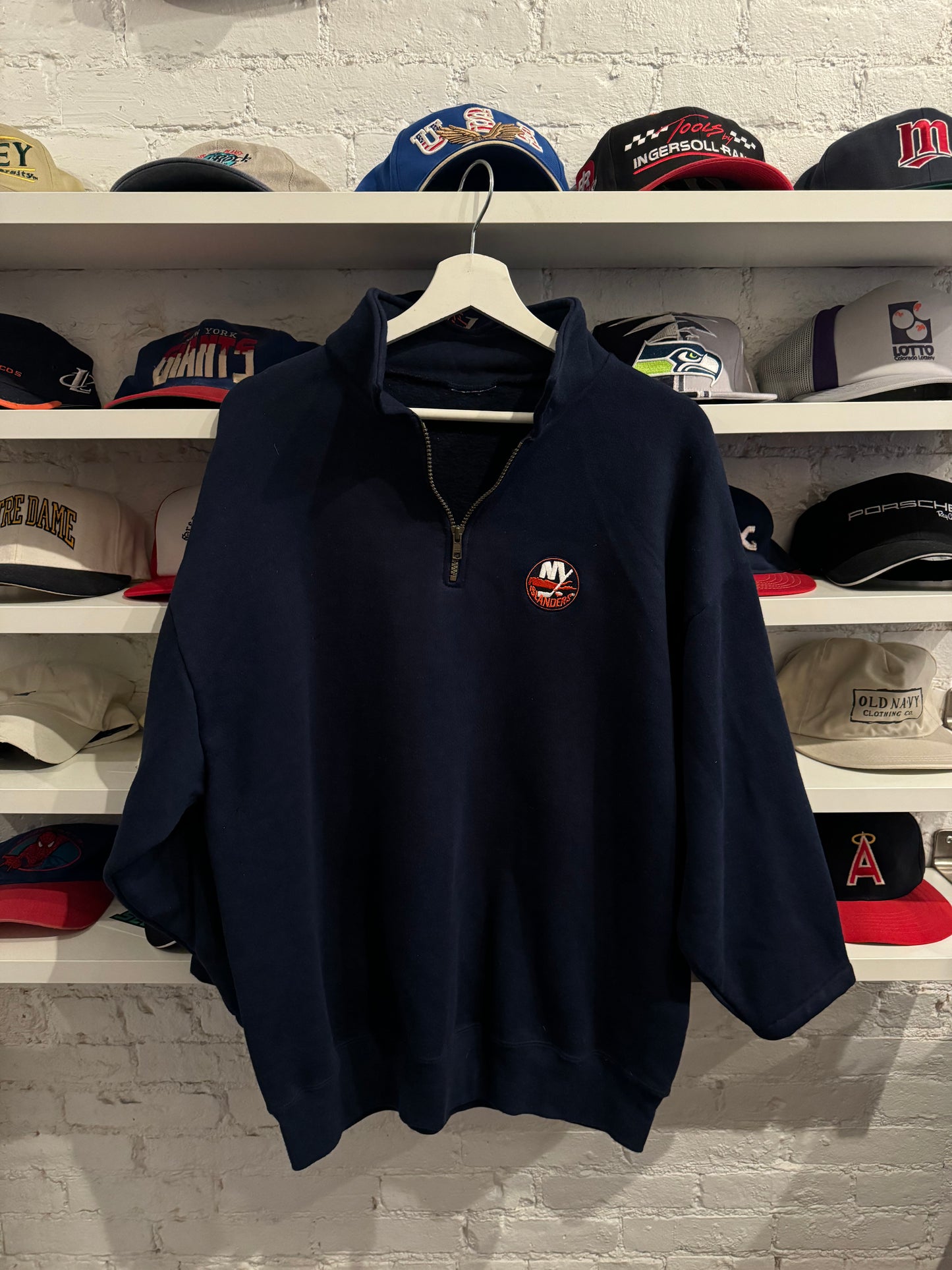New York Islanders 1/4 Zip Size Large