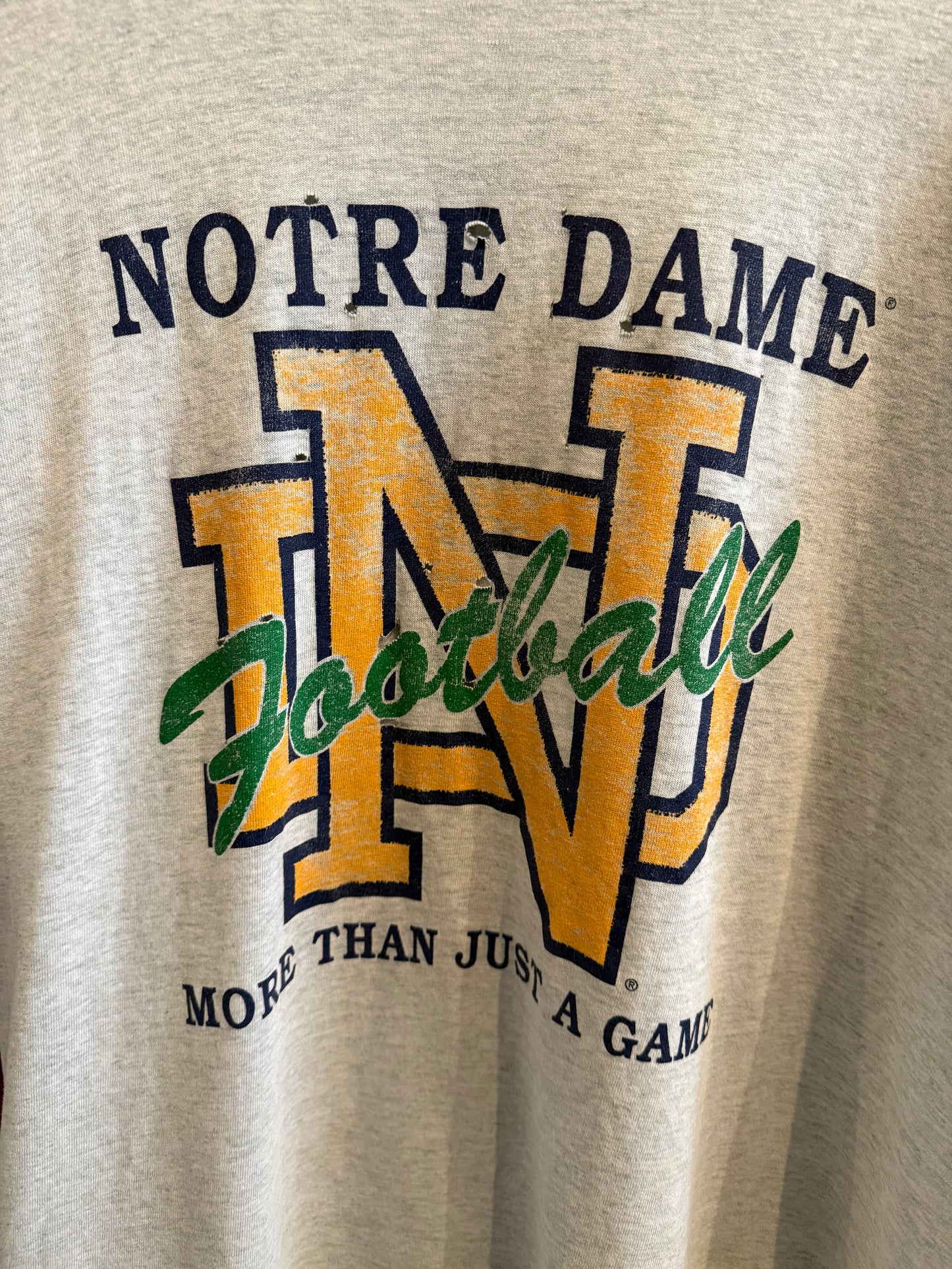 Vintage Notre Dame Football T-Shirt Size 2XL