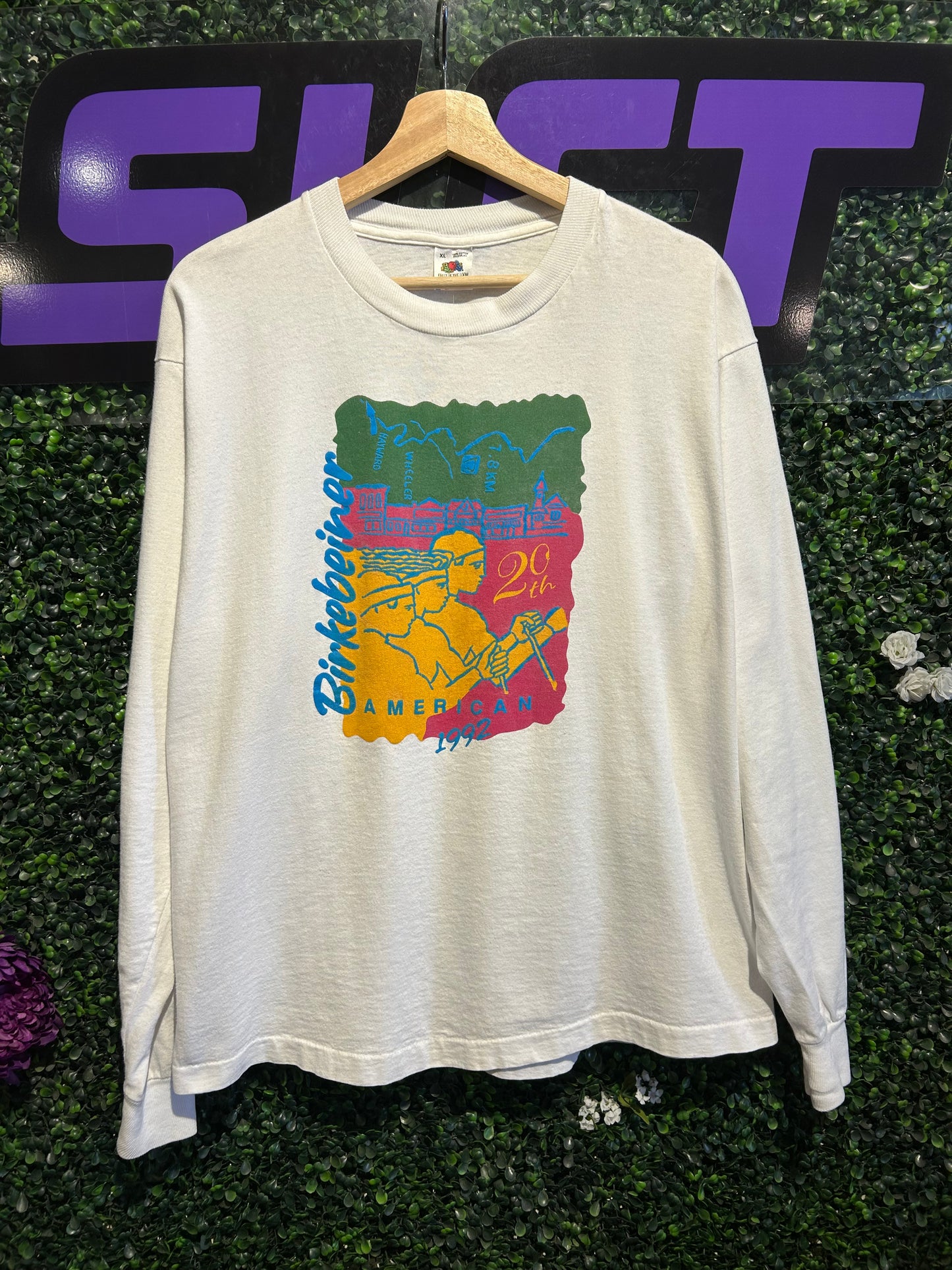 1992 Birkebeiner American LS Shirt. Size L/XL
