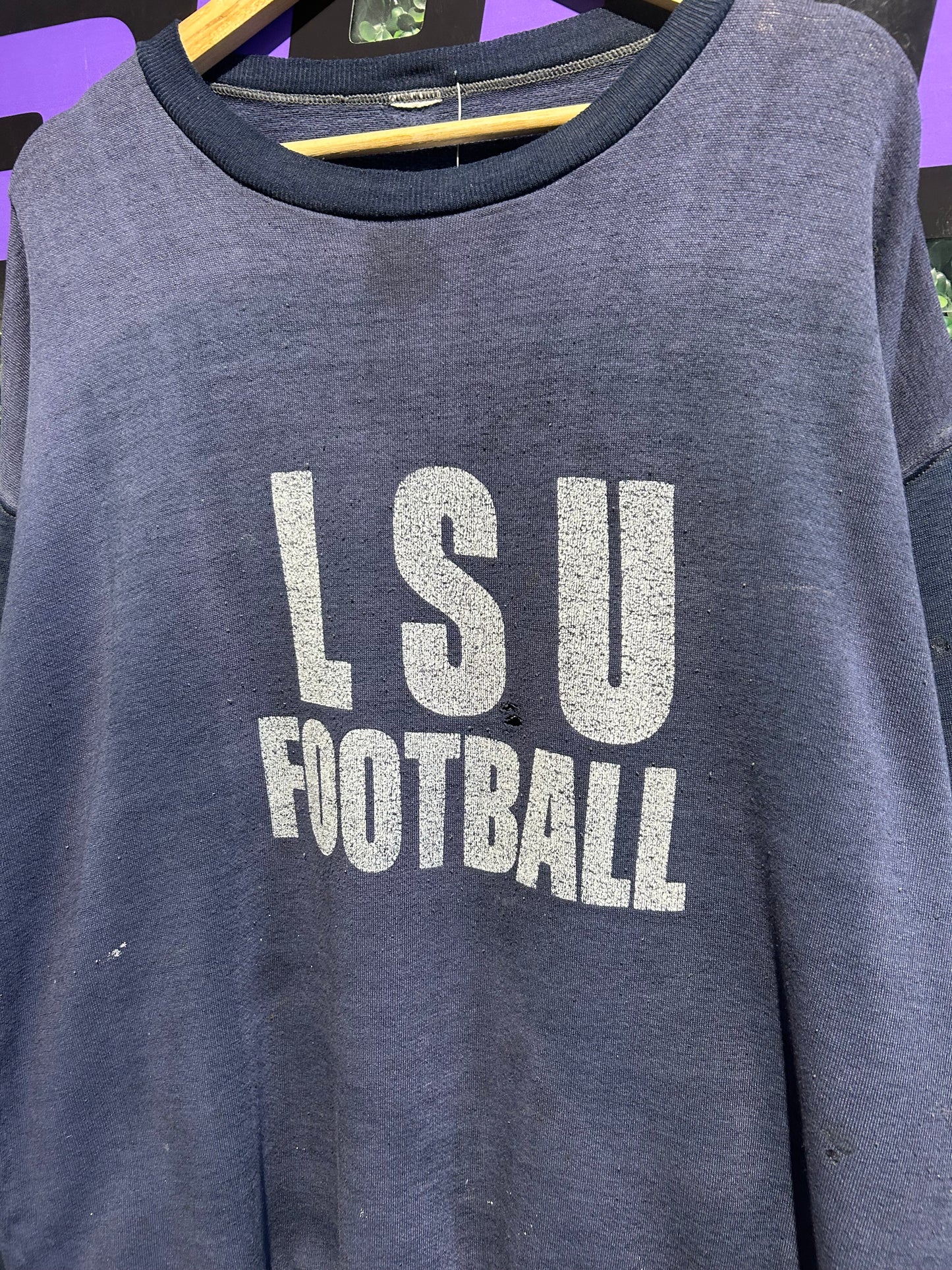 Vintage LSU Football Crewneck. Size L/XL