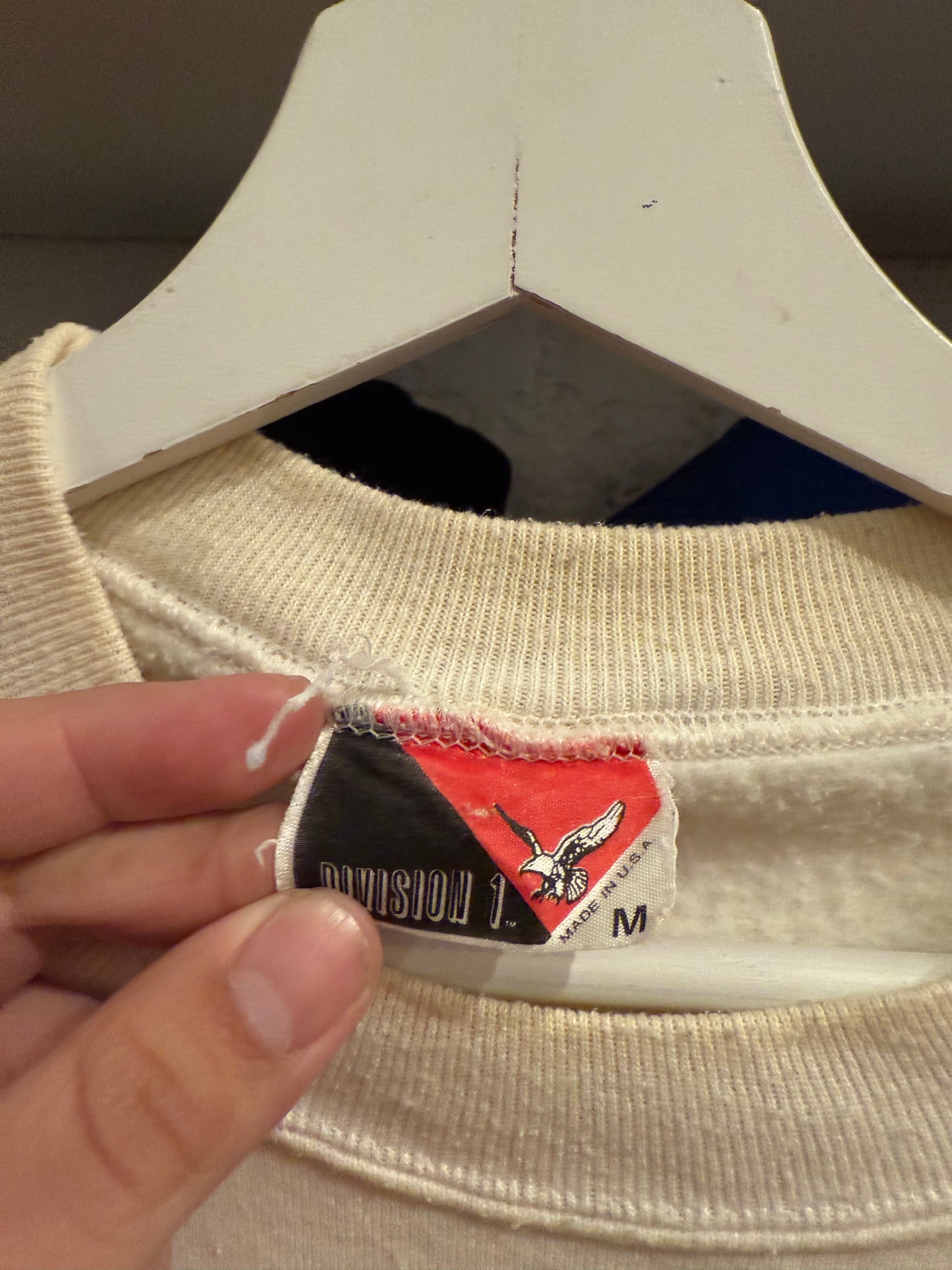 1989 World Class Flake Crewneck Size Medium
