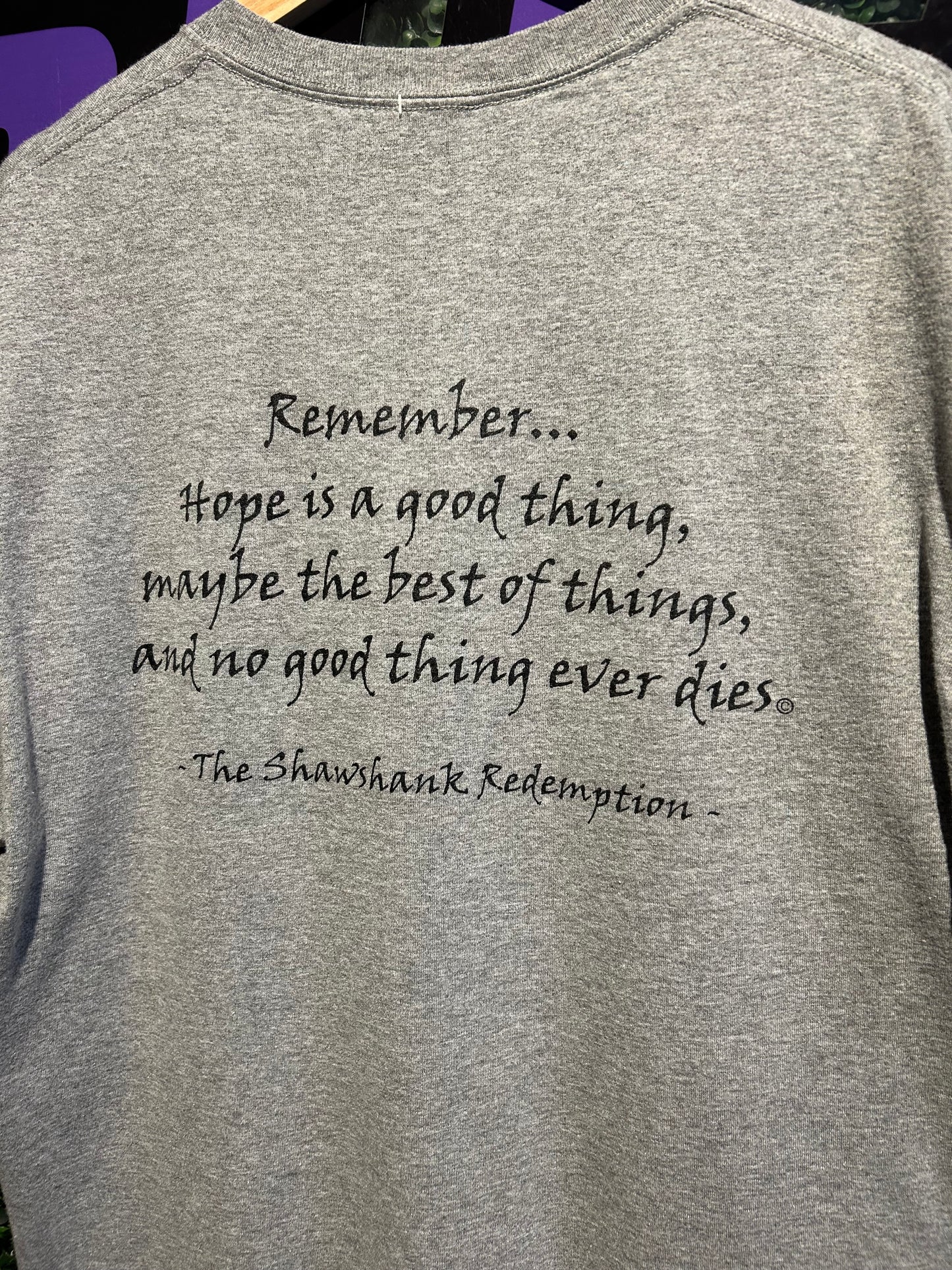 00s Shawshank State Prison Souvenir T-Shirt. Size L/XL