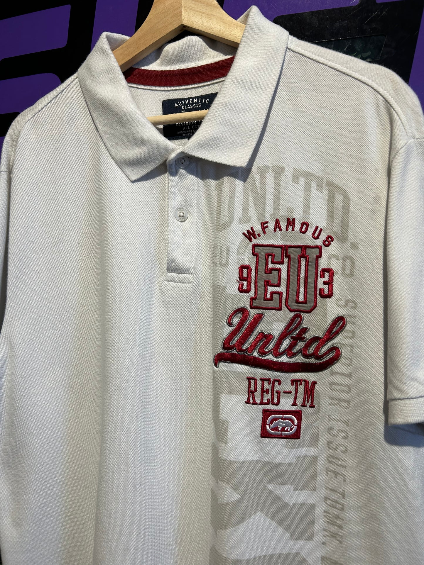 Vintage Ecko Untld Polo Shirt. Size L/XL