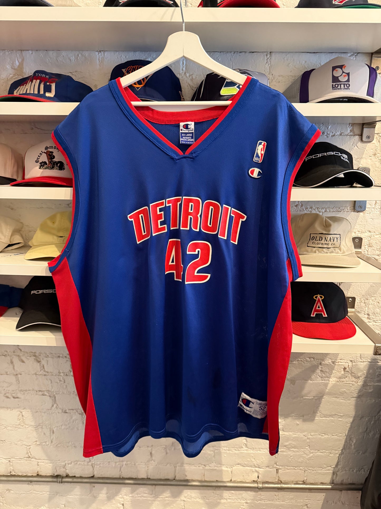 Vintage Champion Detroit Pistons ‘Stackhouse’ Jersey Size 2XL