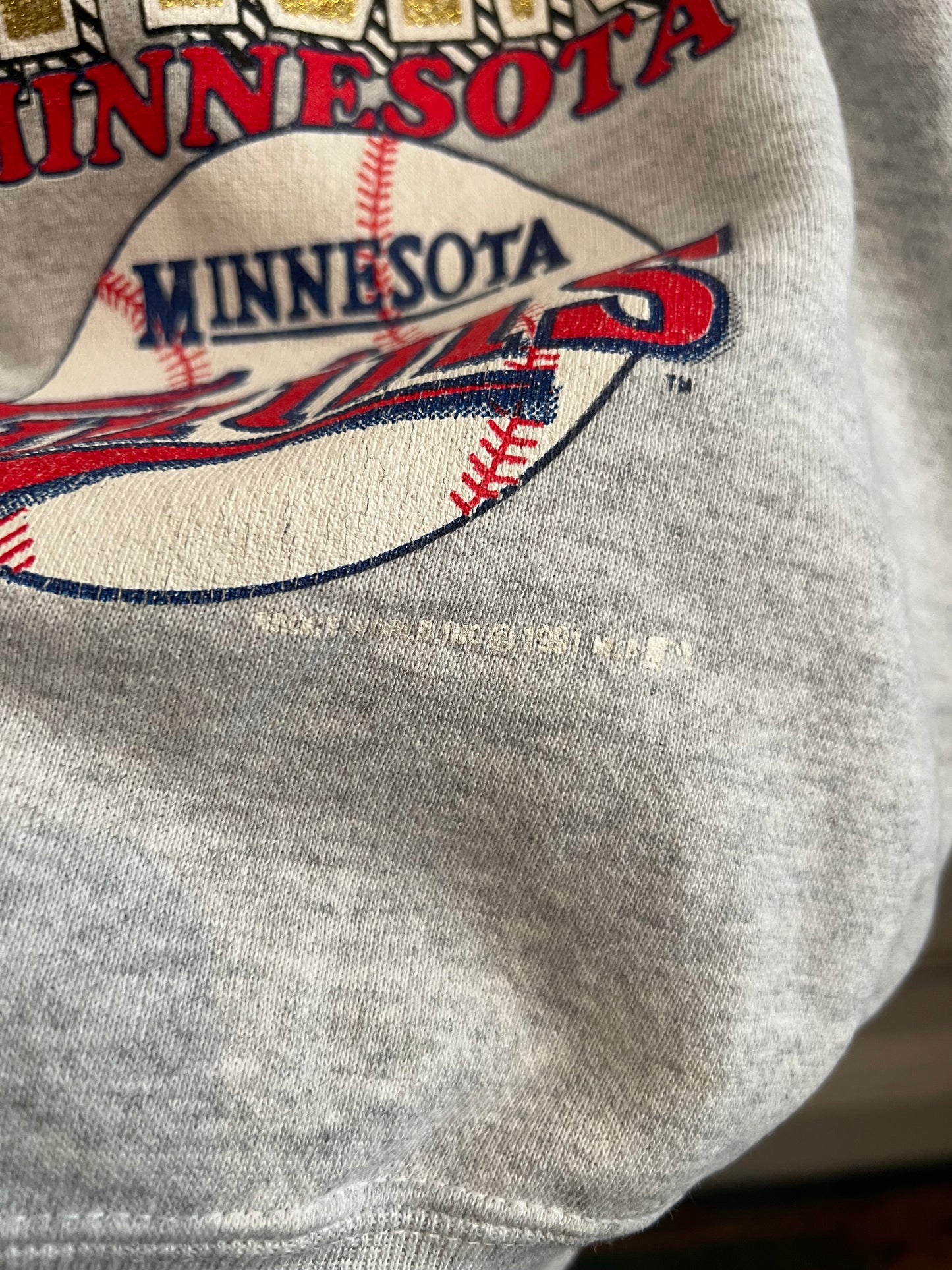 1991 Minnesota Twins Crewneck size L