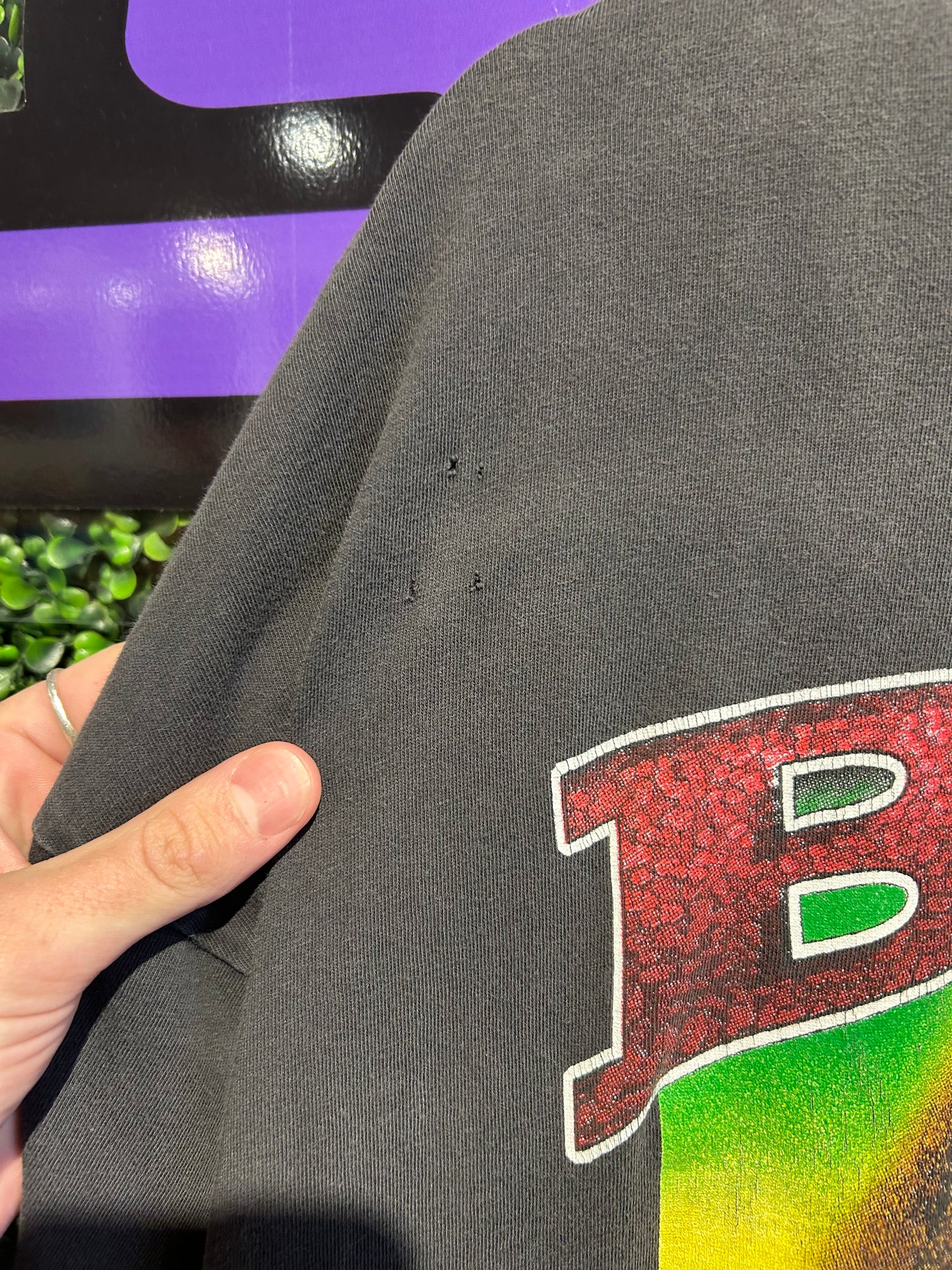 90s Bob Marley Rap-Style T-Shirt. Size XXL