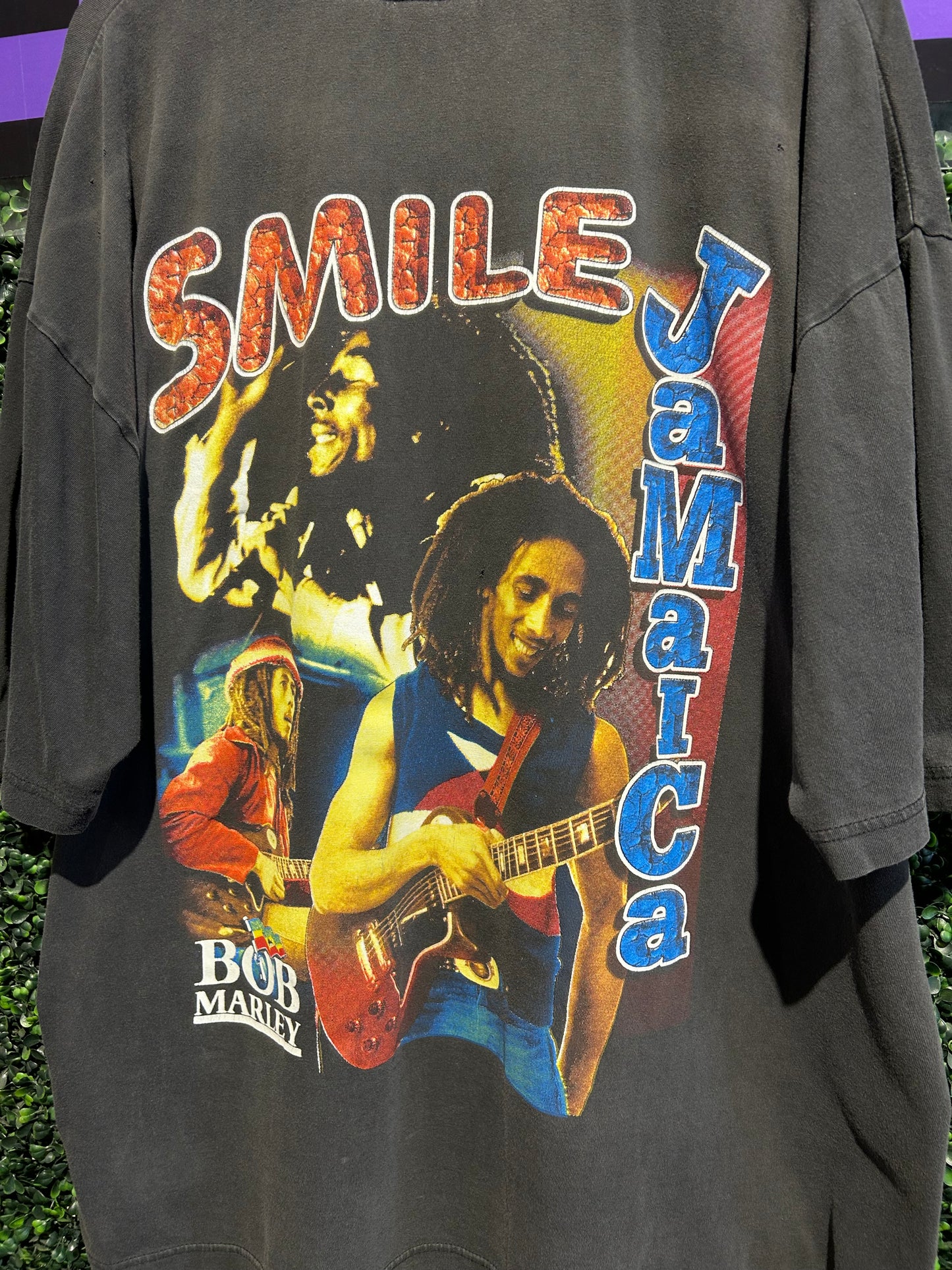 90s Bob Marley Rap-Style T-Shirt. Size XXL