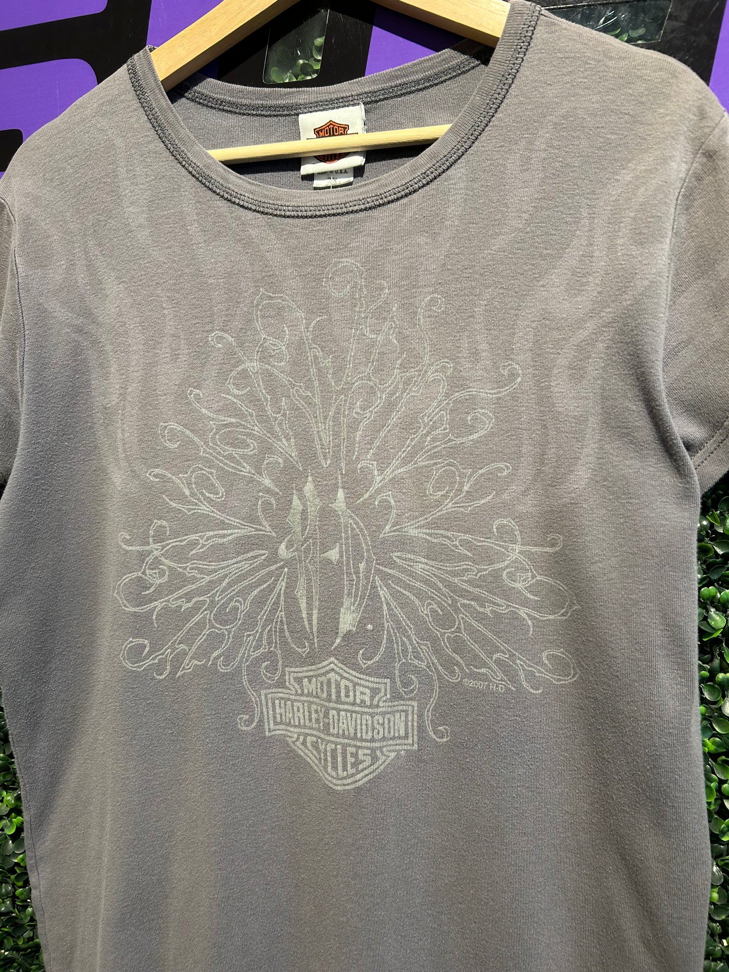 2007 Harley Davidson Femme T-Shirt. Size L/XL