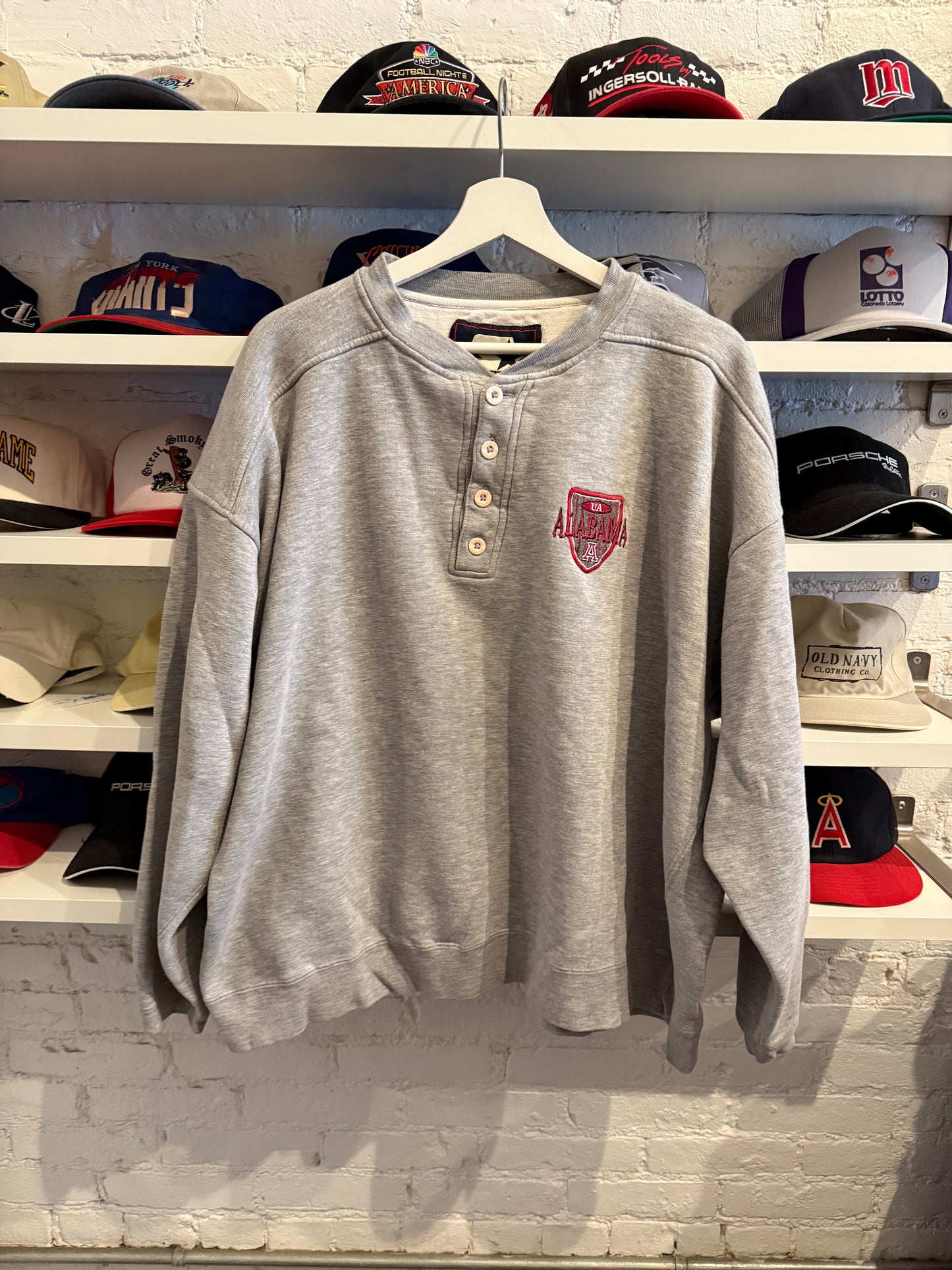 Vintage Starter Alabama University Button Up Crewneck Size XL