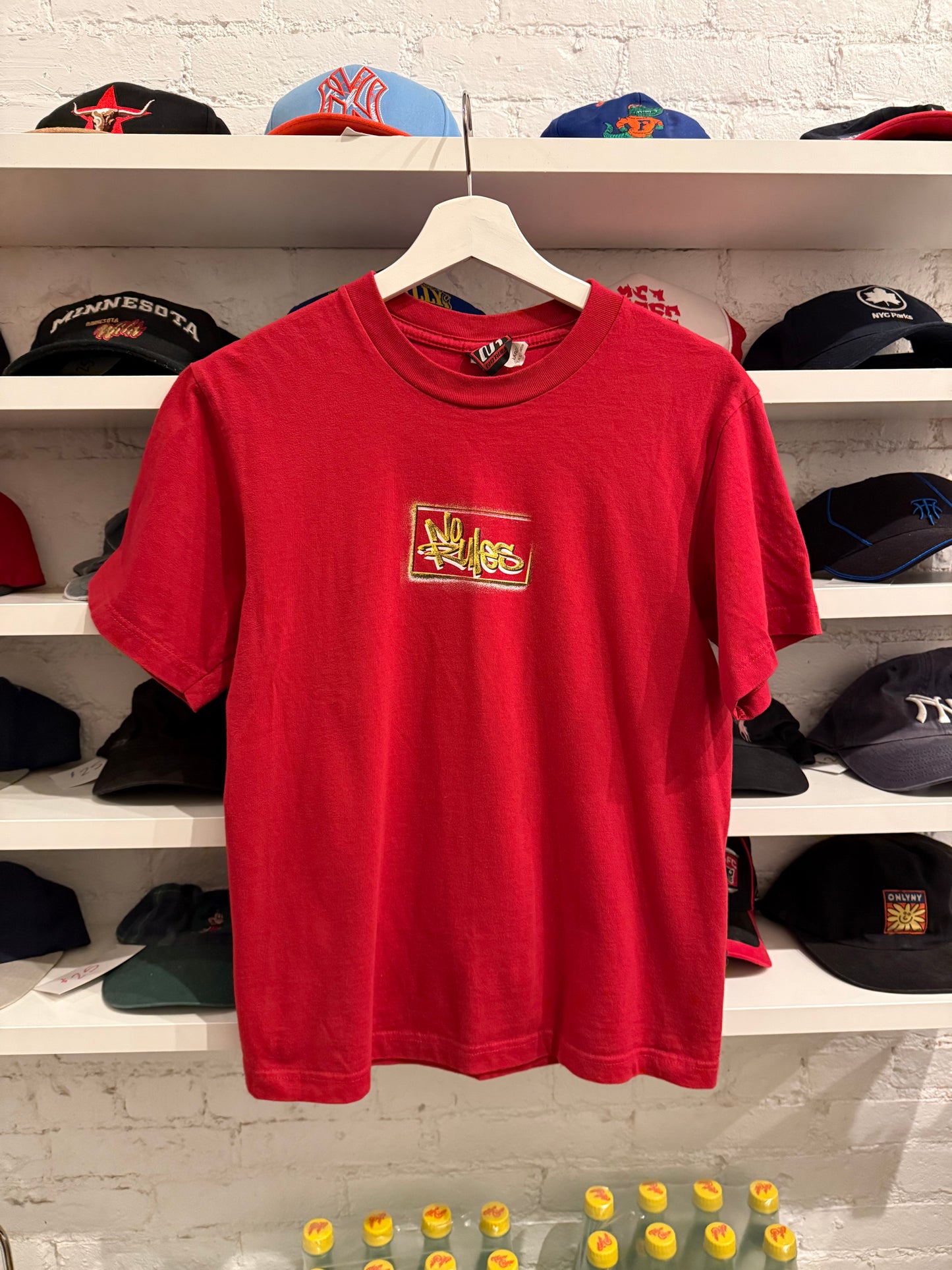 00’s No Rules Skateboard T-Shirt Tagged kids L fits Adult XS