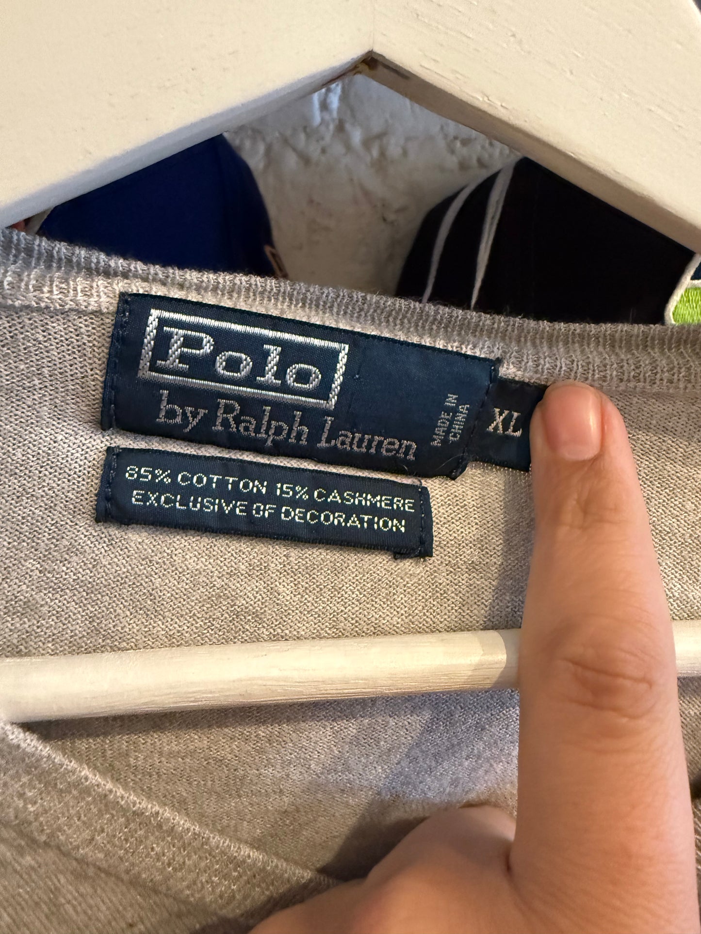 Polo Ralph Lauren Cashmere Sweater Size XL
