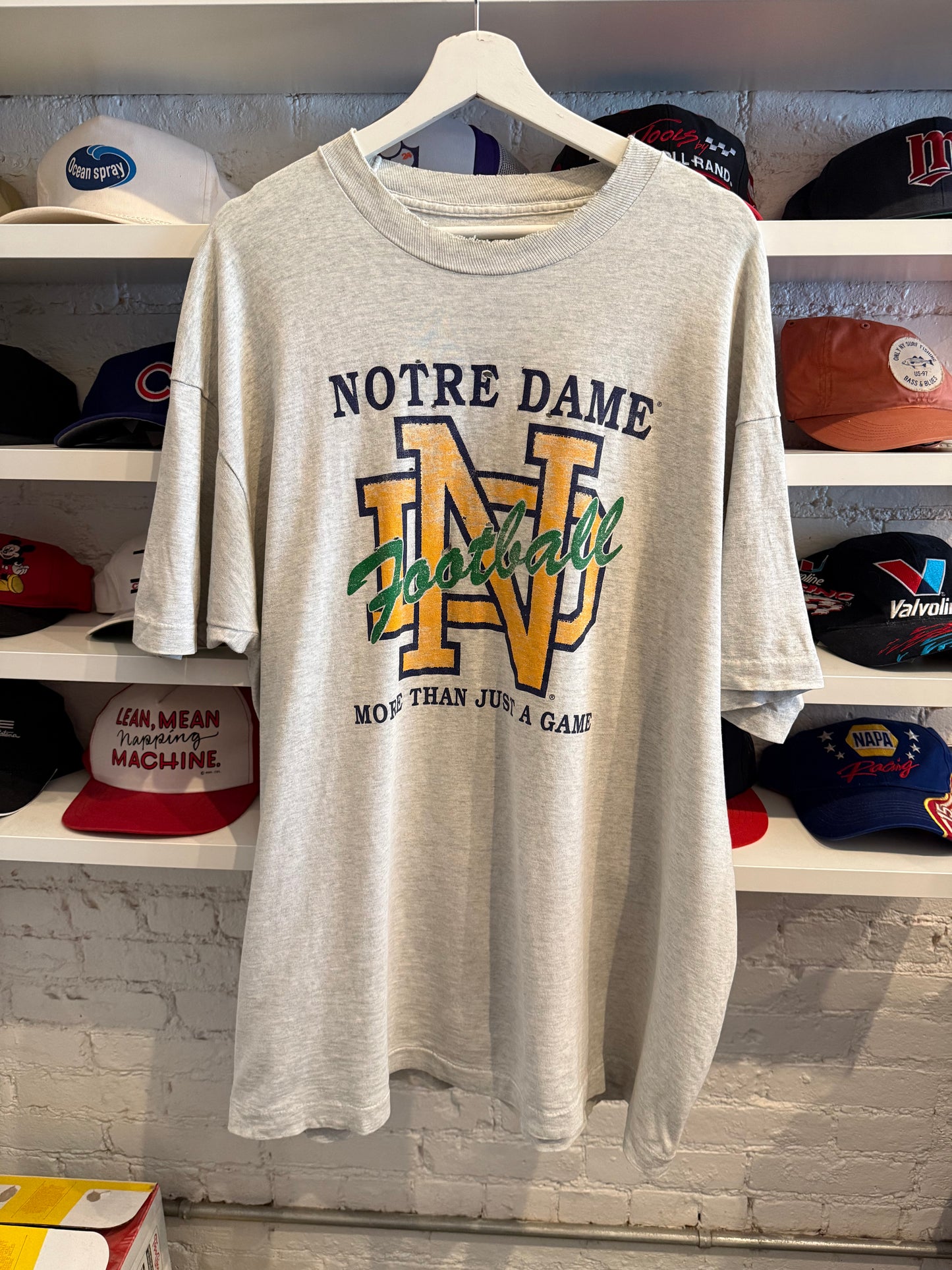Vintage Notre Dame Football T-Shirt Size 2XL