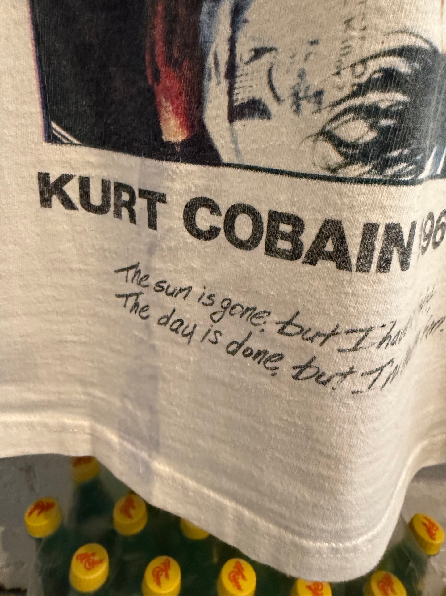 Vintage Kurt Cobain Memorial T-Shirt Size XL