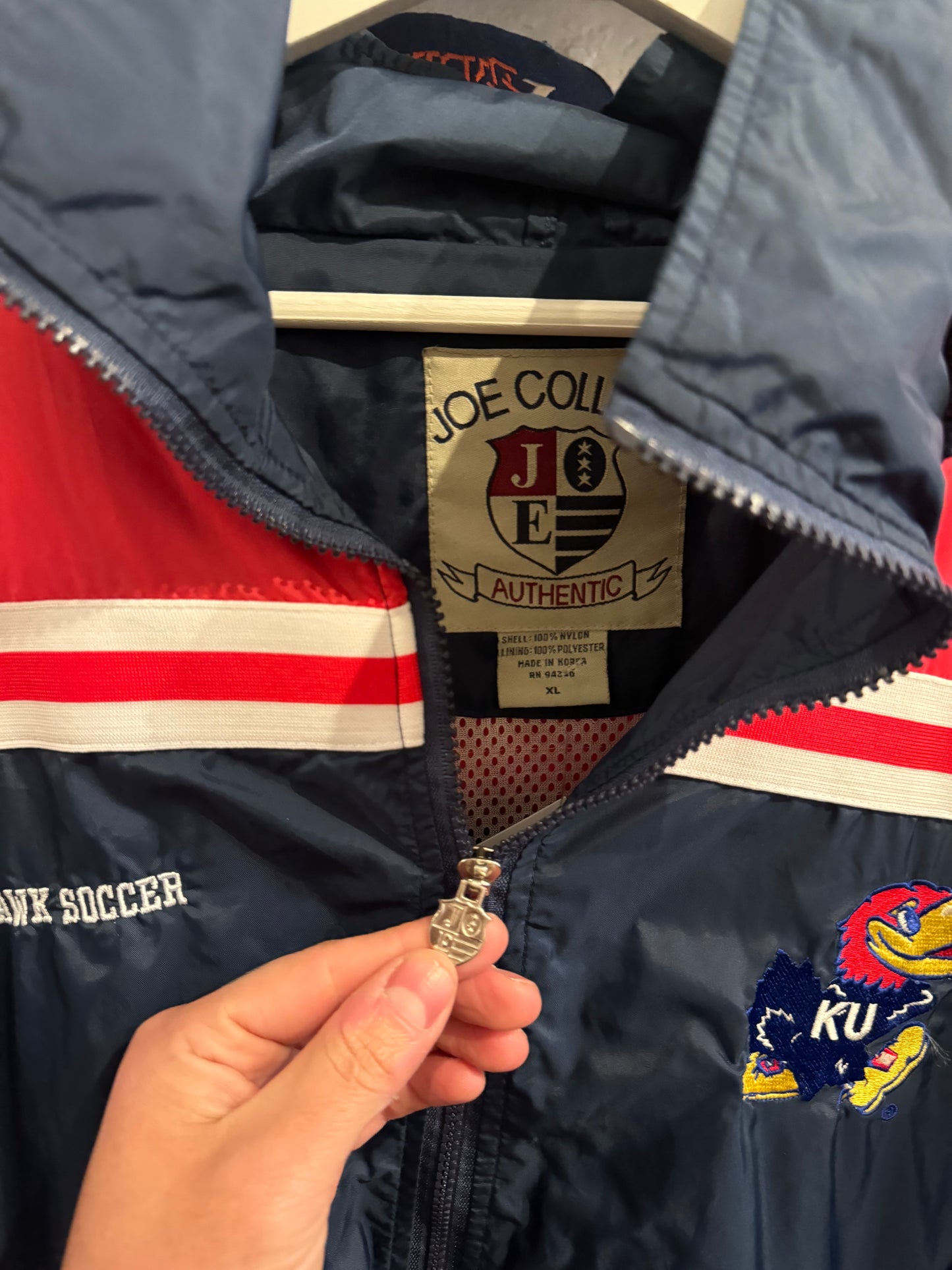 Kansas Soccer Jacket Size XL