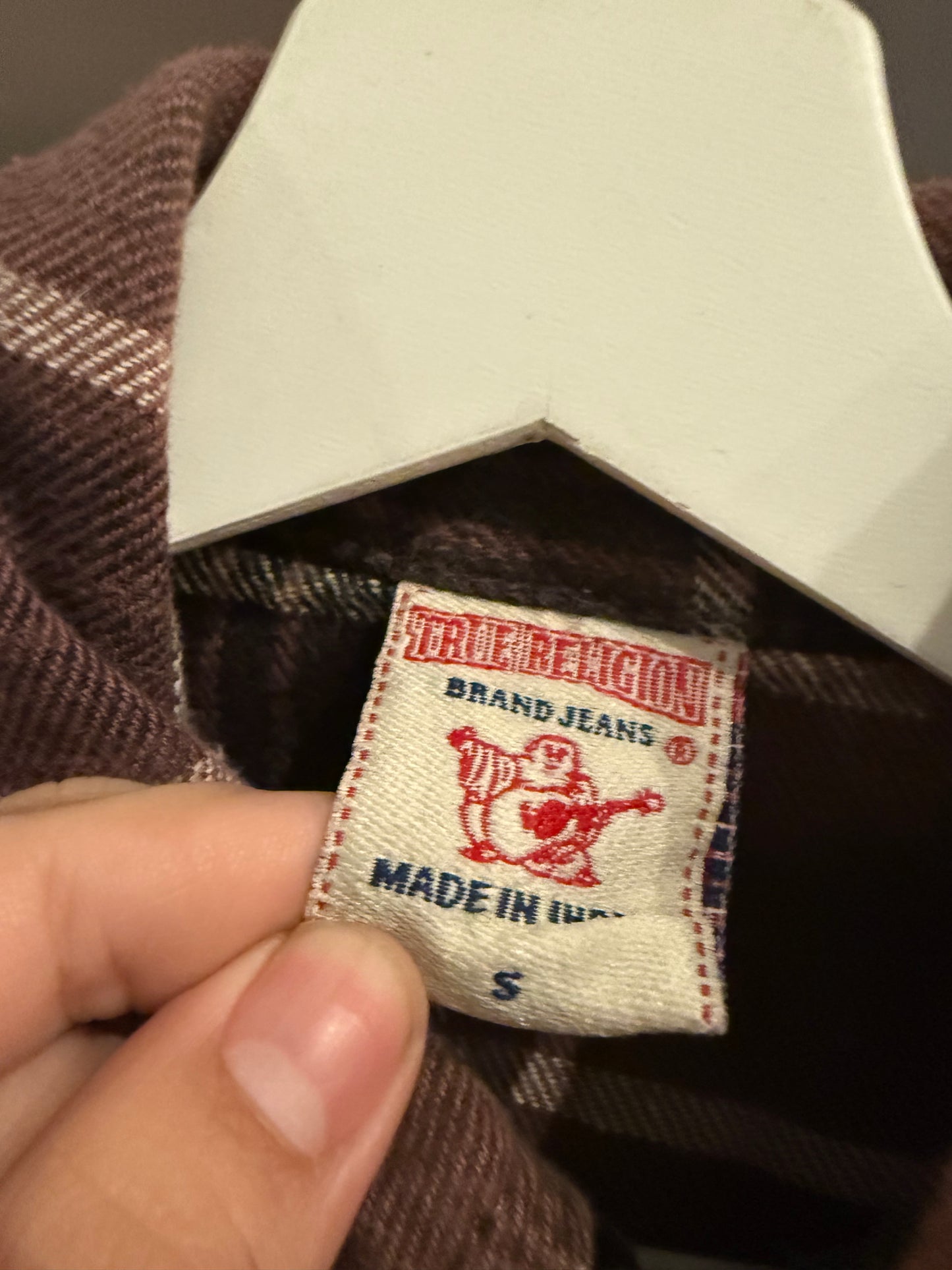 True Religion Flannel Size Small