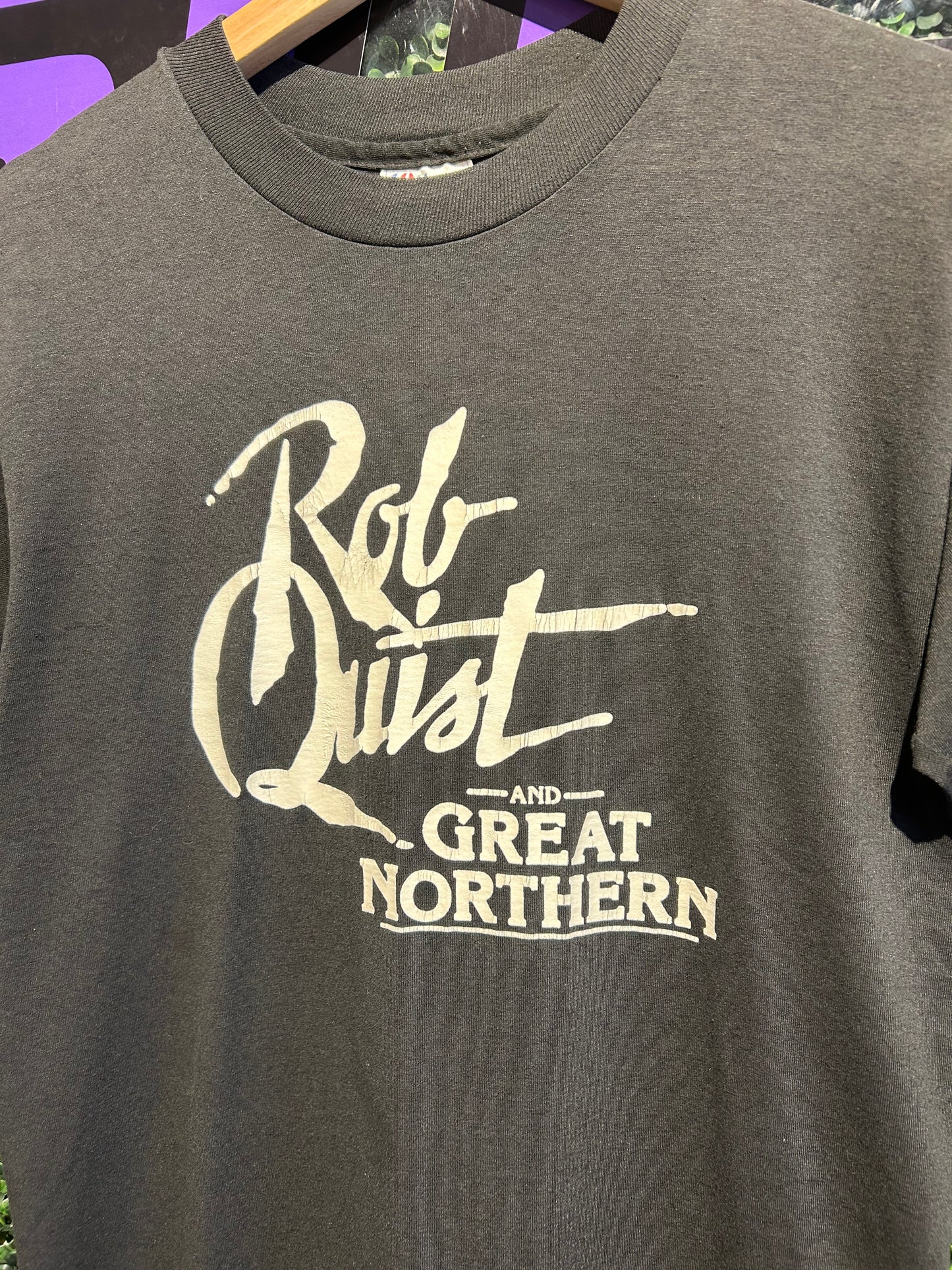 80s Rob Quist And Great Northern T-Shirt. Size Medium