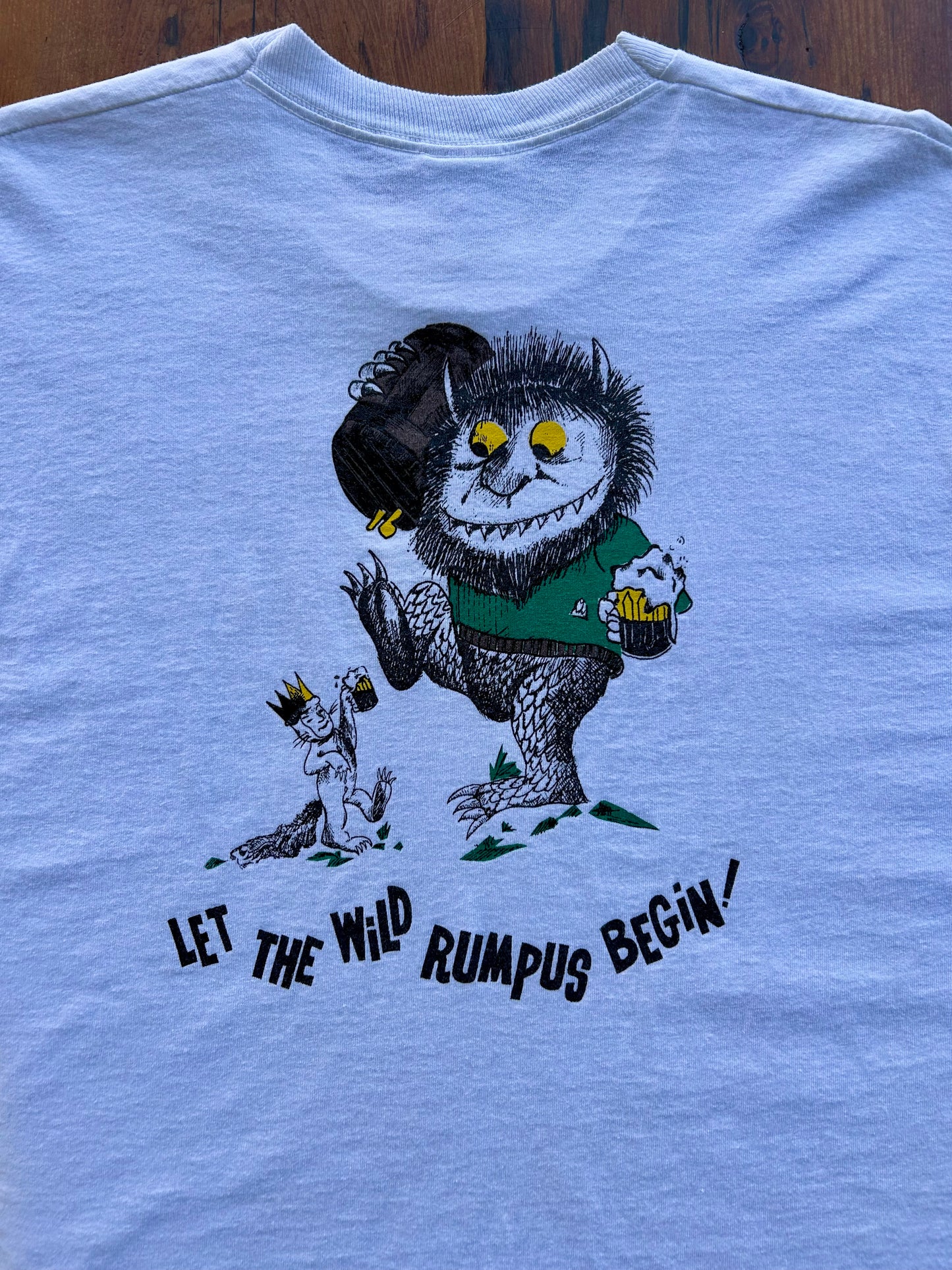 90s Colorado Buffaloes Where The Wild Things Are ‘Let The Wild Rumpus Begin’ T-Shirt. Size L/XL