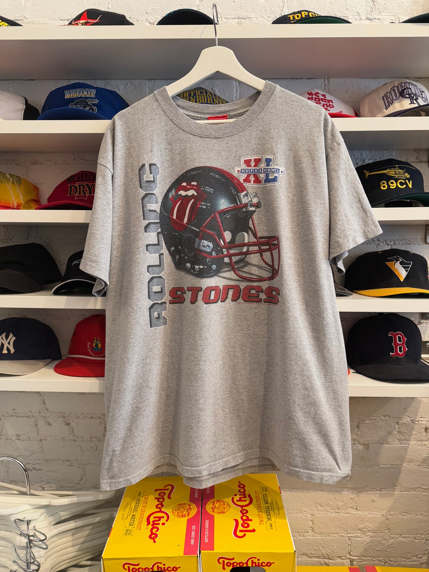 2005 Rolling Stones Super Bowl T-Shirt Size XL