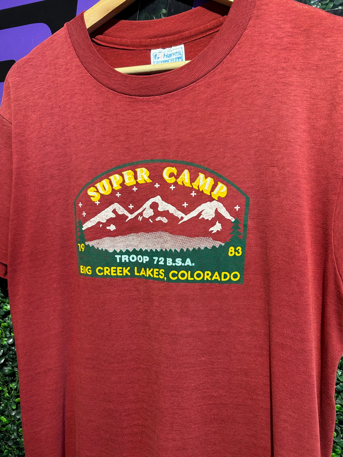 1983 Super Camp Colorado T-Shirt. Size Medium