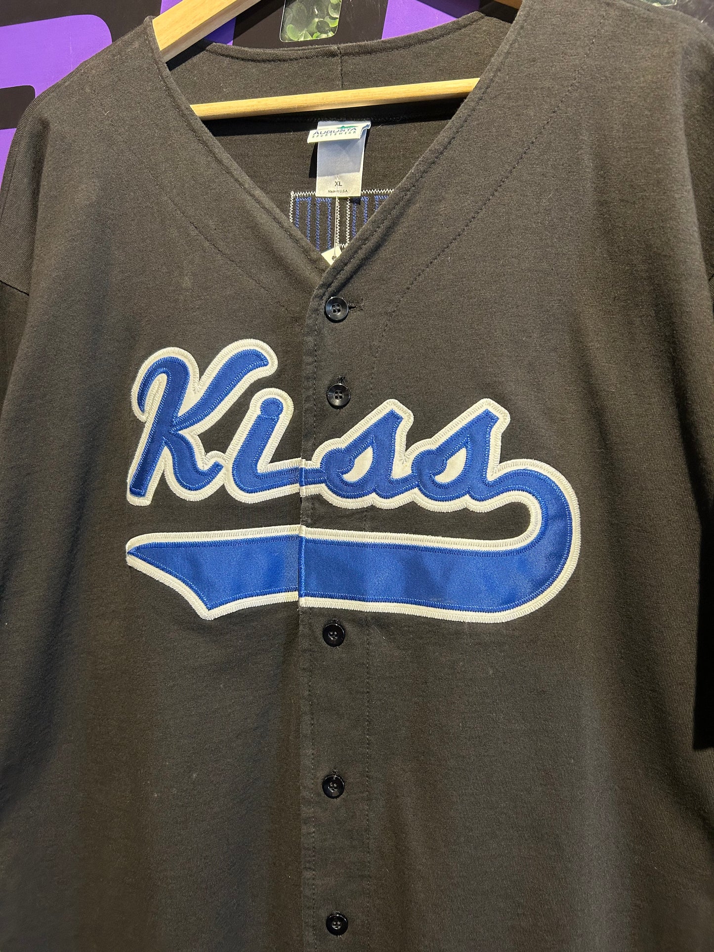 90s Kiss Ace Frehley Baseball Jersey. Size XL