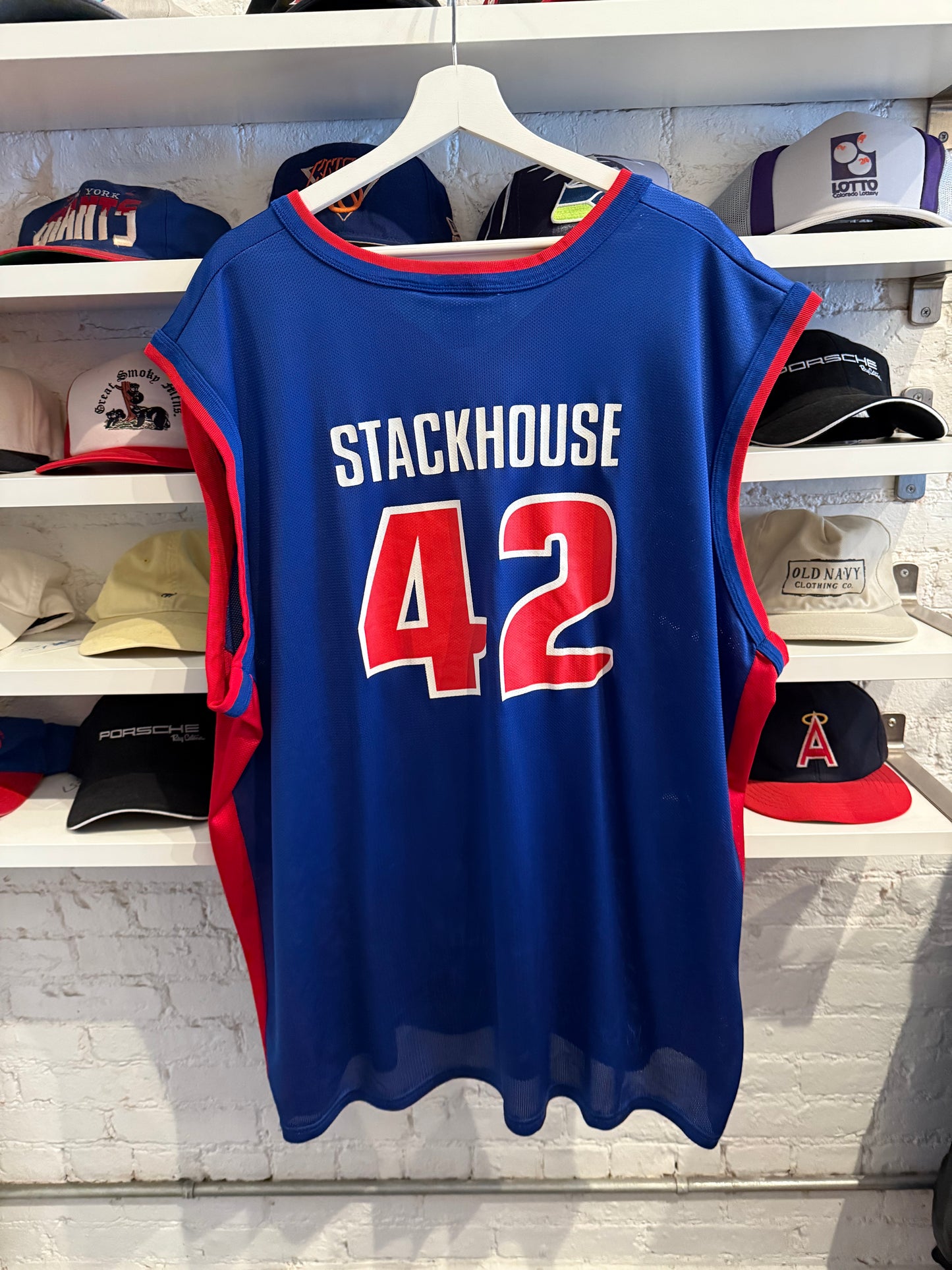 Vintage Champion Detroit Pistons ‘Stackhouse’ Jersey Size 2XL