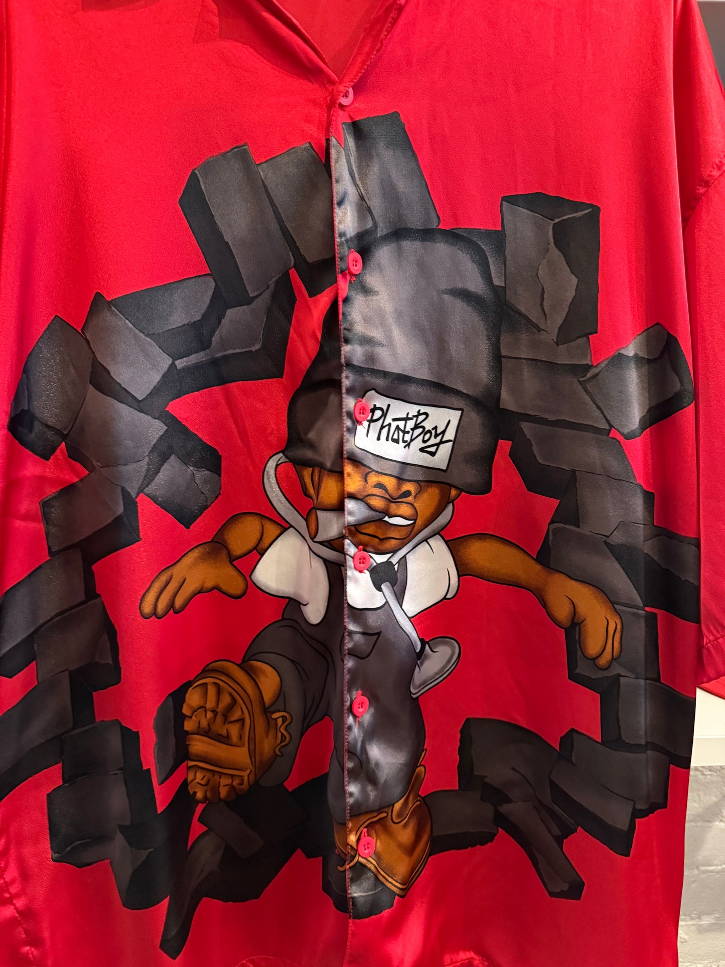 Y2K Phatboy Button up Size 2XL