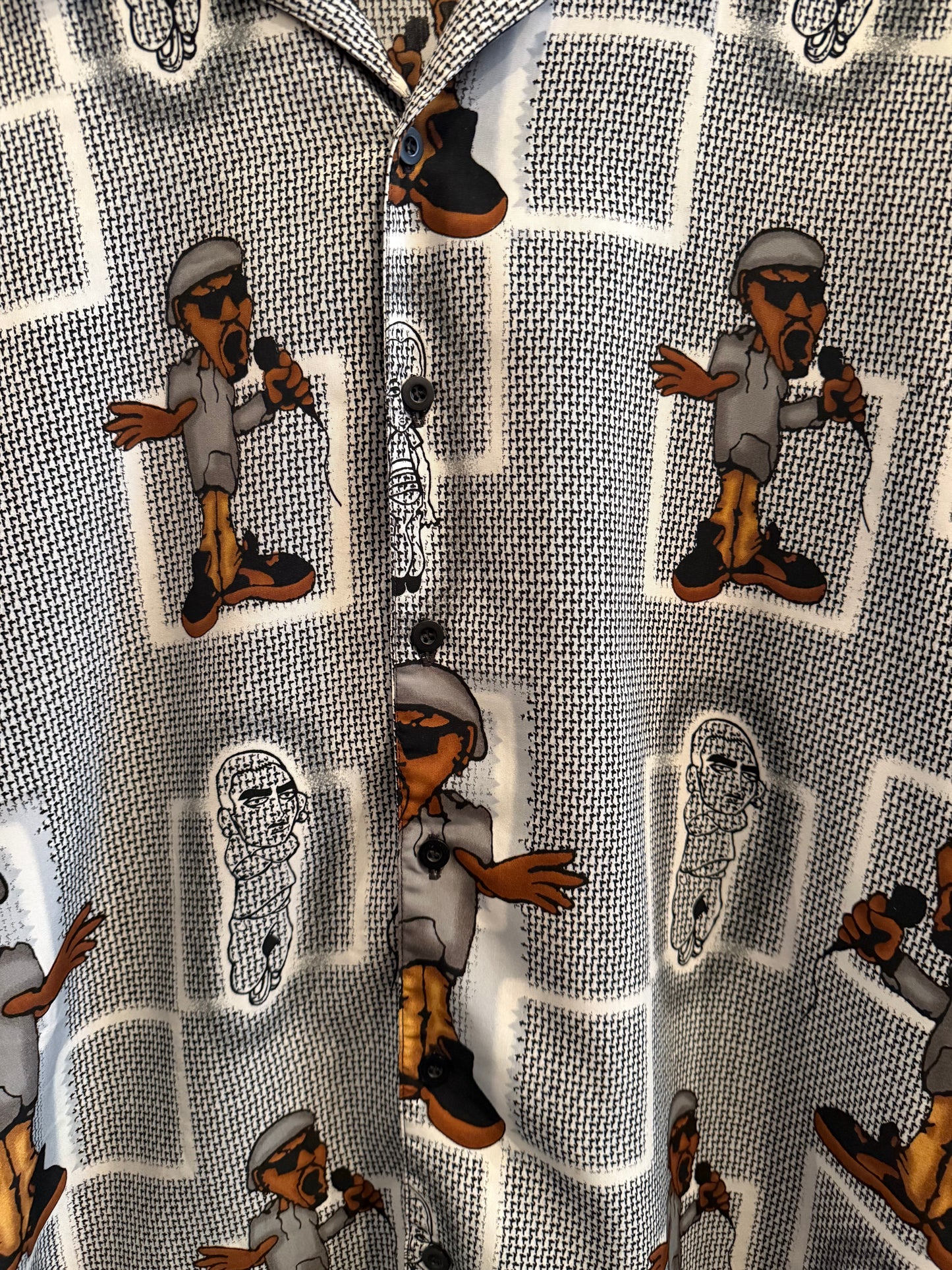 Y2K Seals Rapper Button Up Size XL