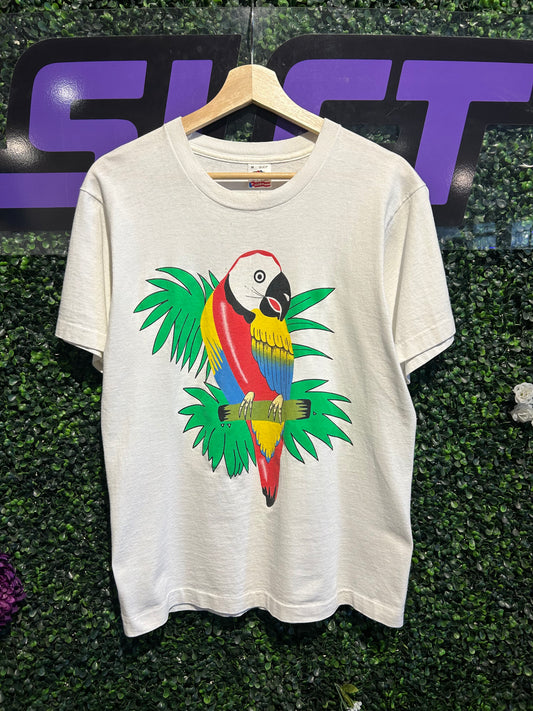 90s Parrot T-Shirt. Size Medium