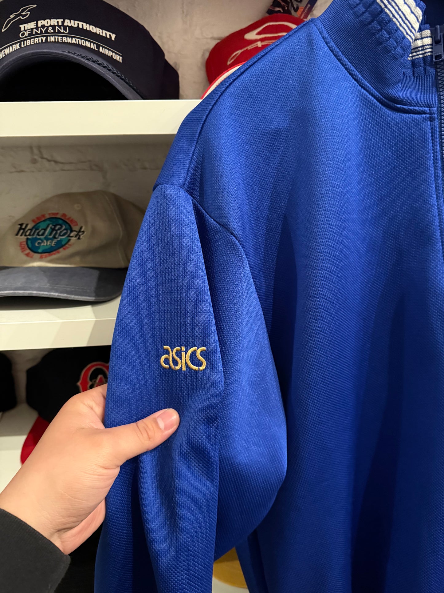 Vintage ASICS 1/4 Zip Jacket Size Large
