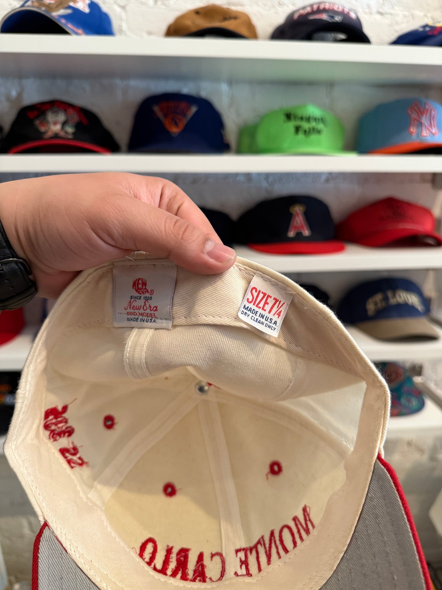 Vintage Monte Carlo Fitted Hat Size 7 1/4