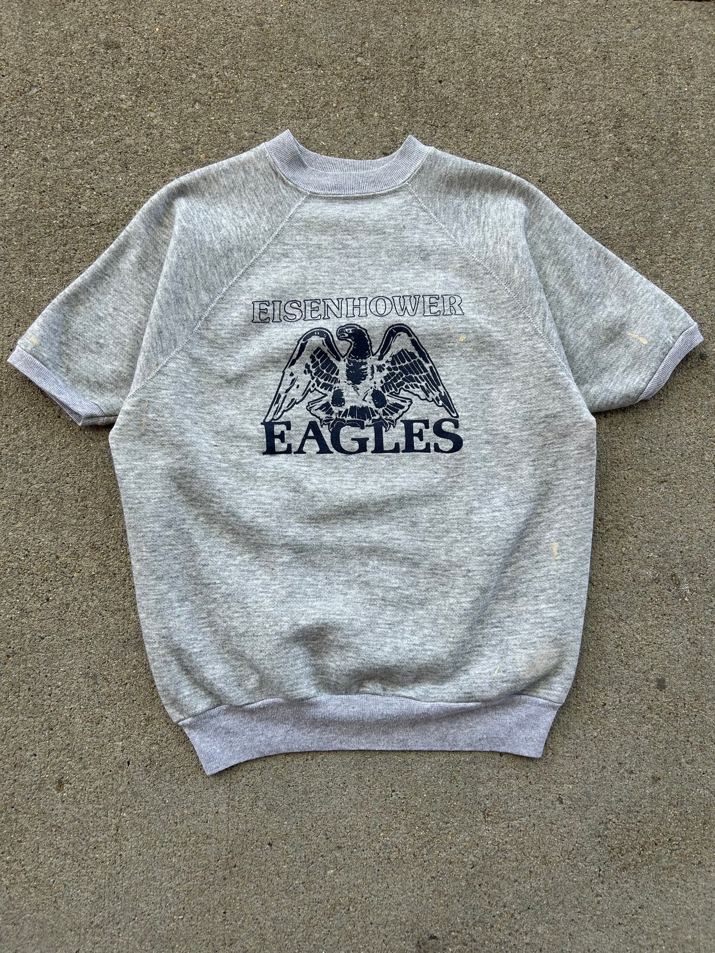 80w Eisenhower Eagles Short-Sleeve Crewneck. Size M/L