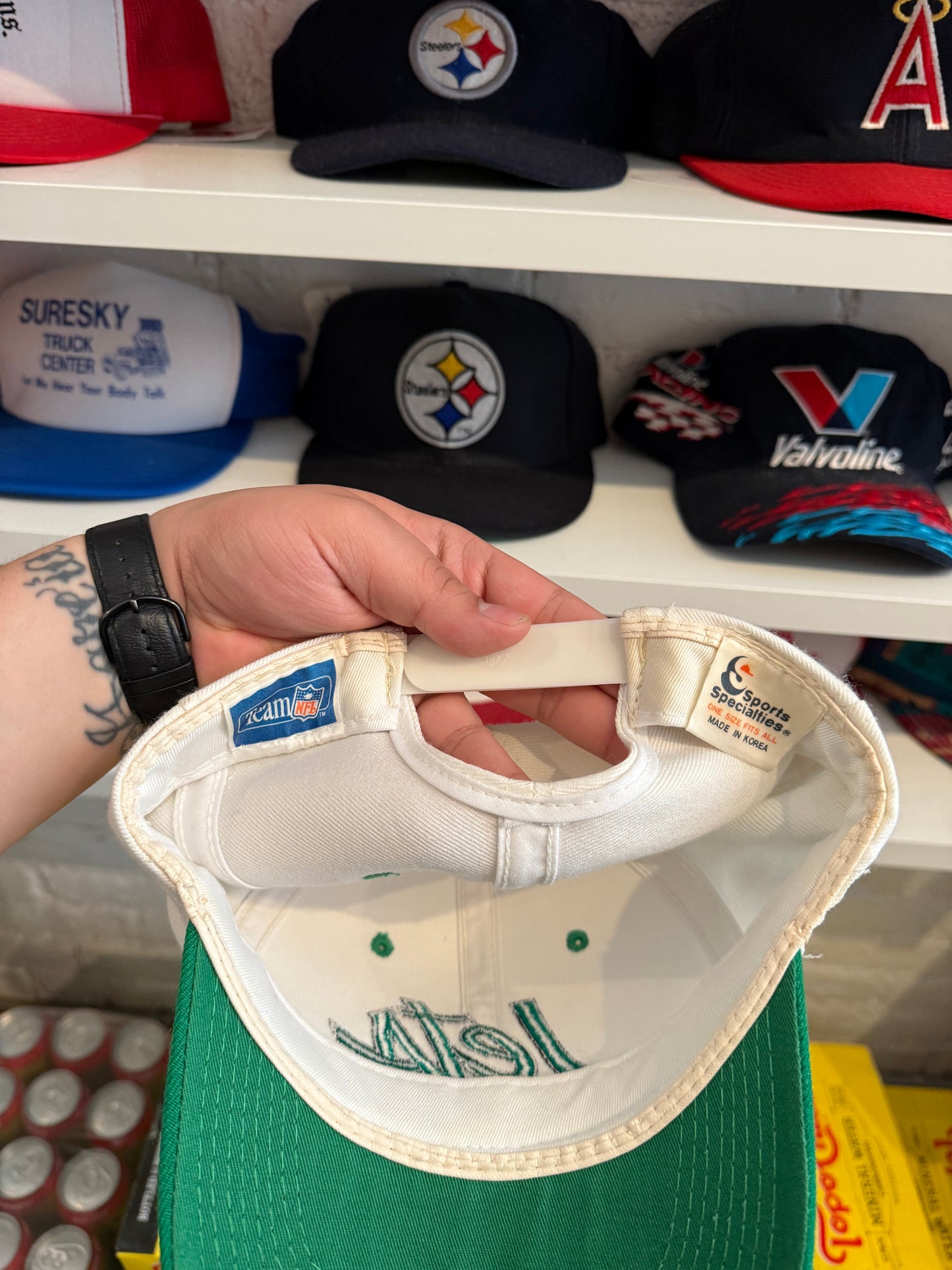Vintage New York Jets Script Sports Specialties Hat