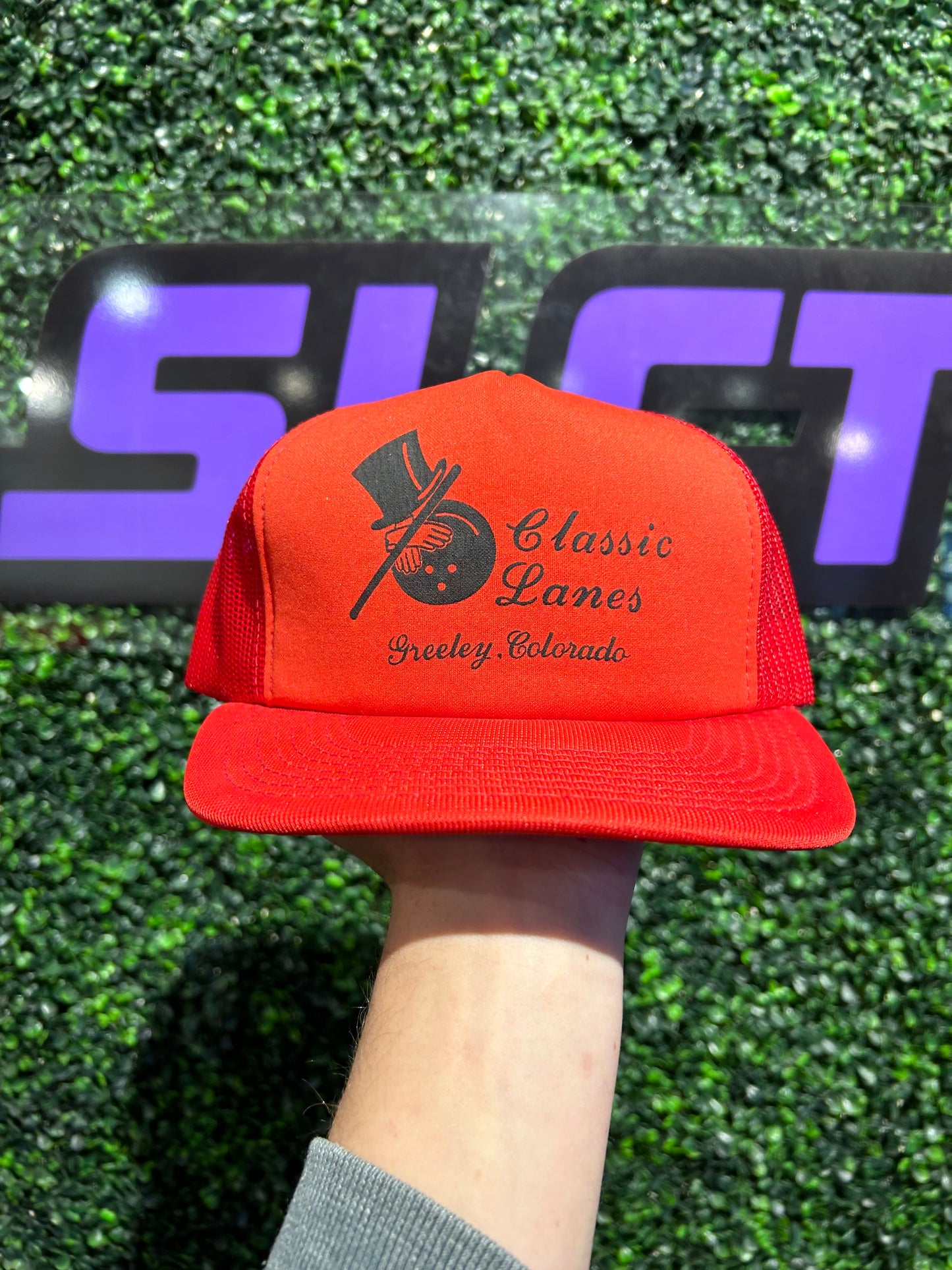 Vintage Classic Lanes Bowling Trucker Hat