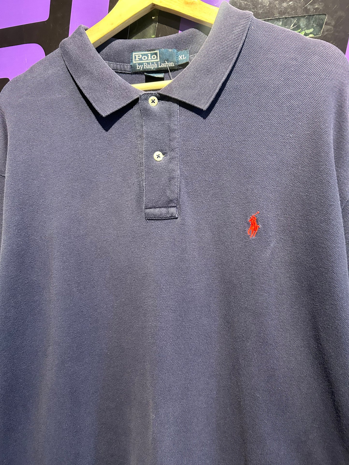 00s Polo Ralph Lauren LS Polo Shirt. Size XL