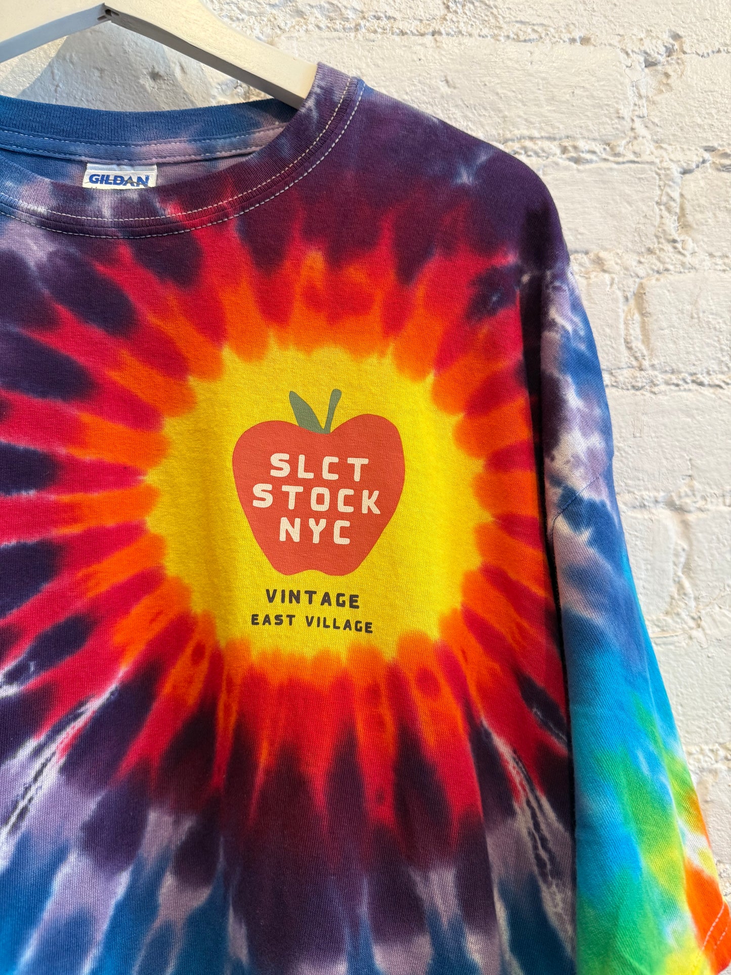 Vintage SLCT Stock Big Apple T-Shirt Size XL