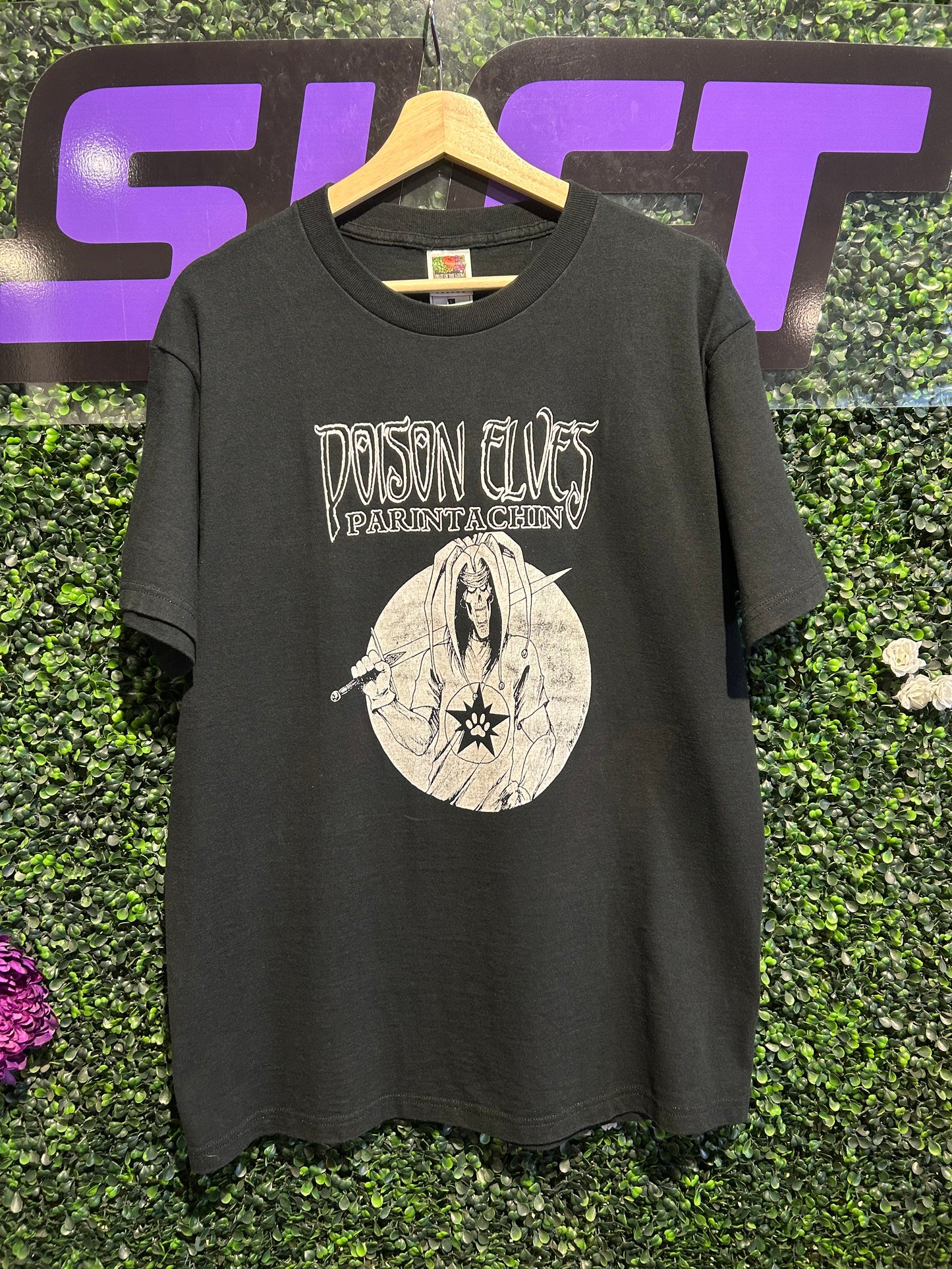 90s Poison Elves Comic Book T-Shirt. Size Large