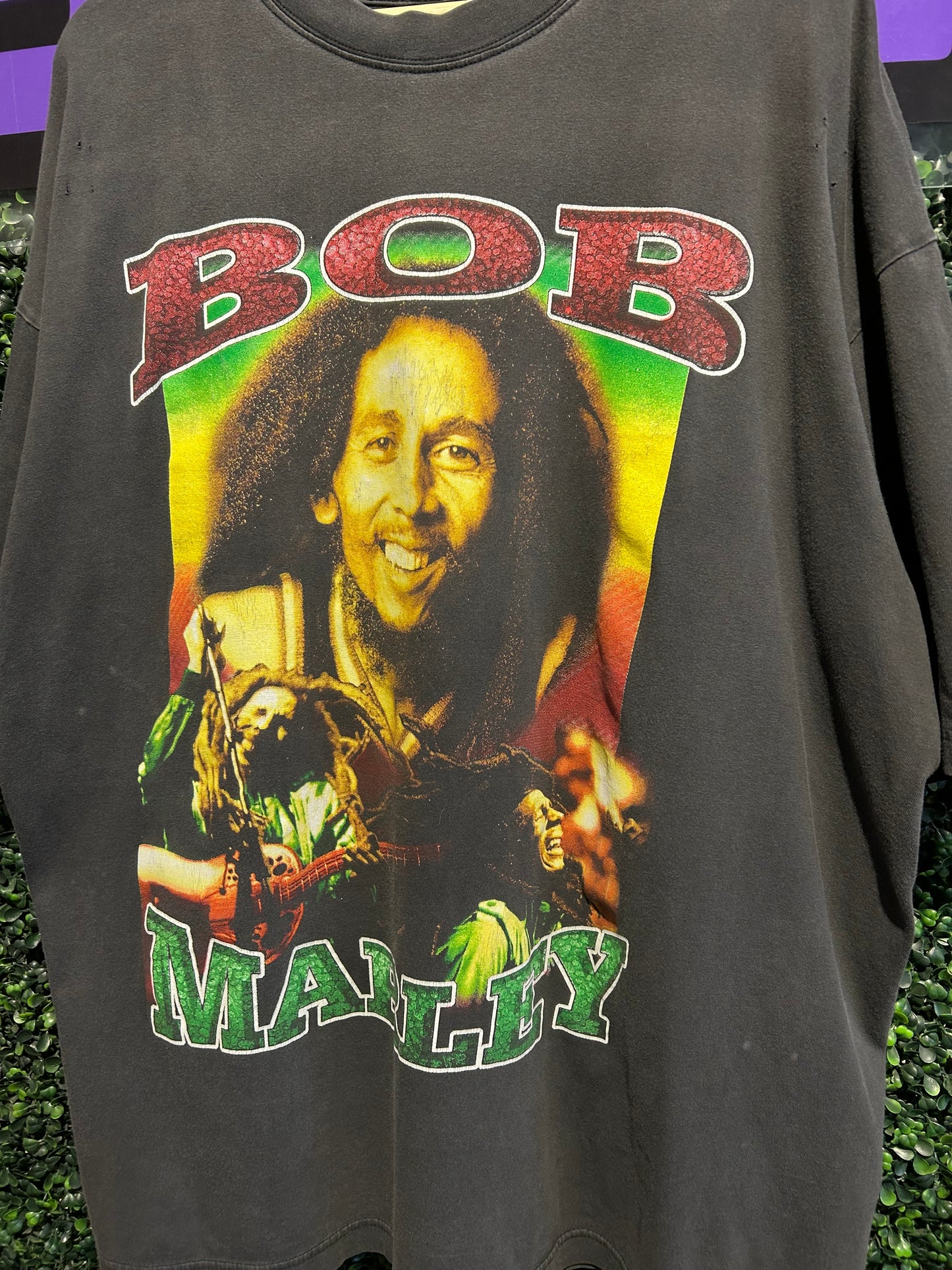 90s Bob Marley Rap-Style T-Shirt. Size XXL