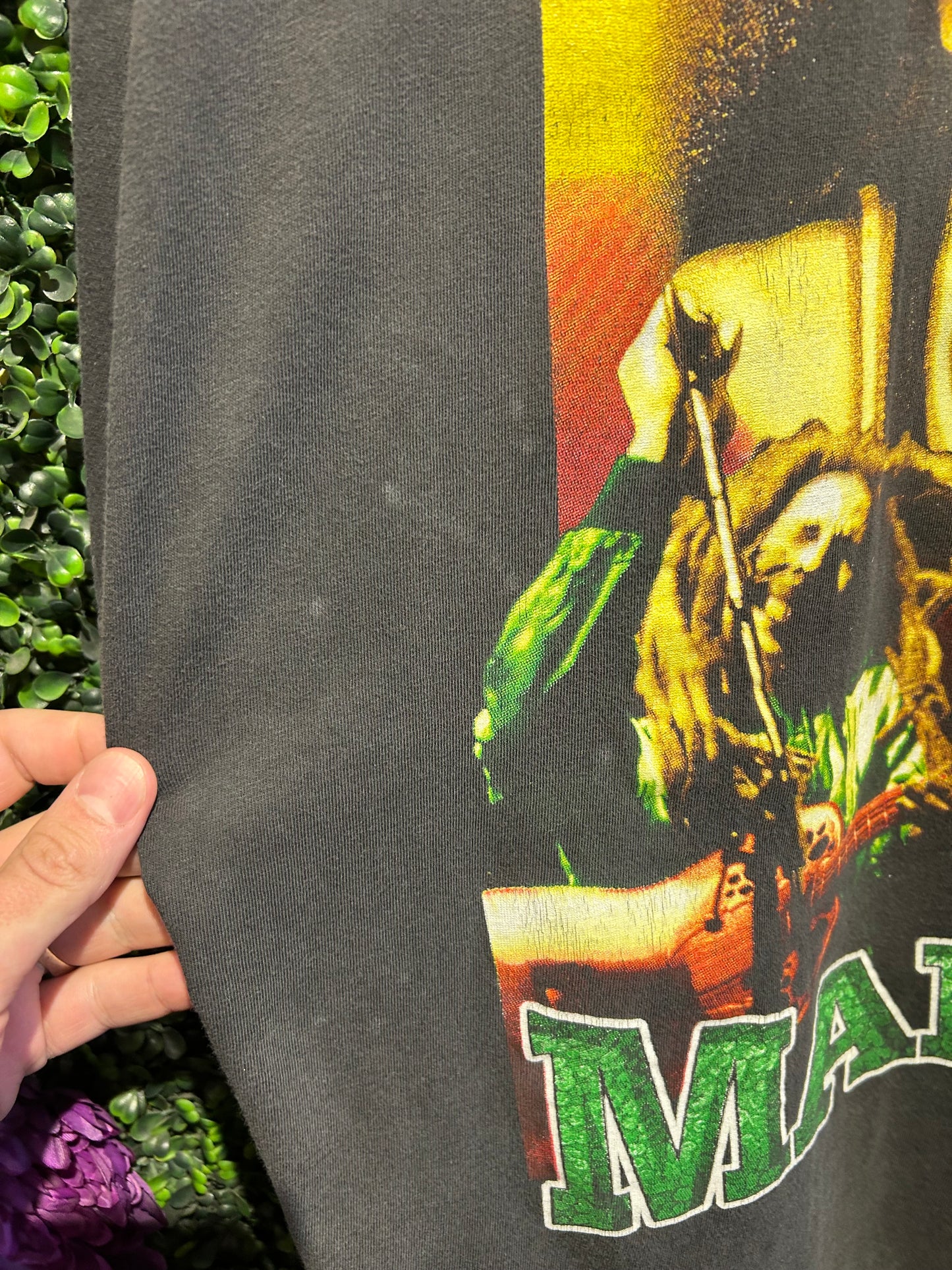 90s Bob Marley Rap-Style T-Shirt. Size XXL