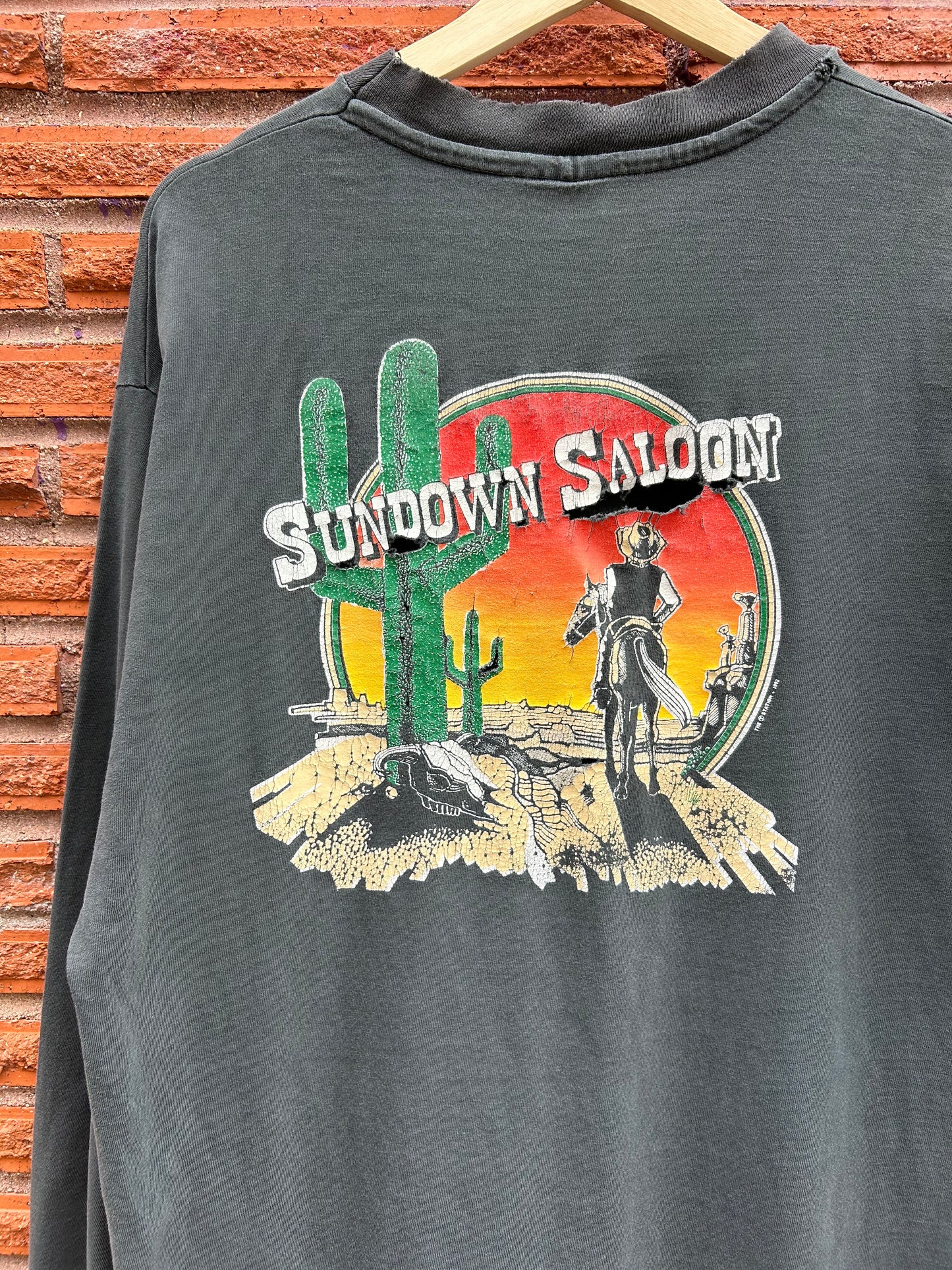 1992 Sundown Saloon ‘The Downer’ Boulder LS Shirt. Size Large