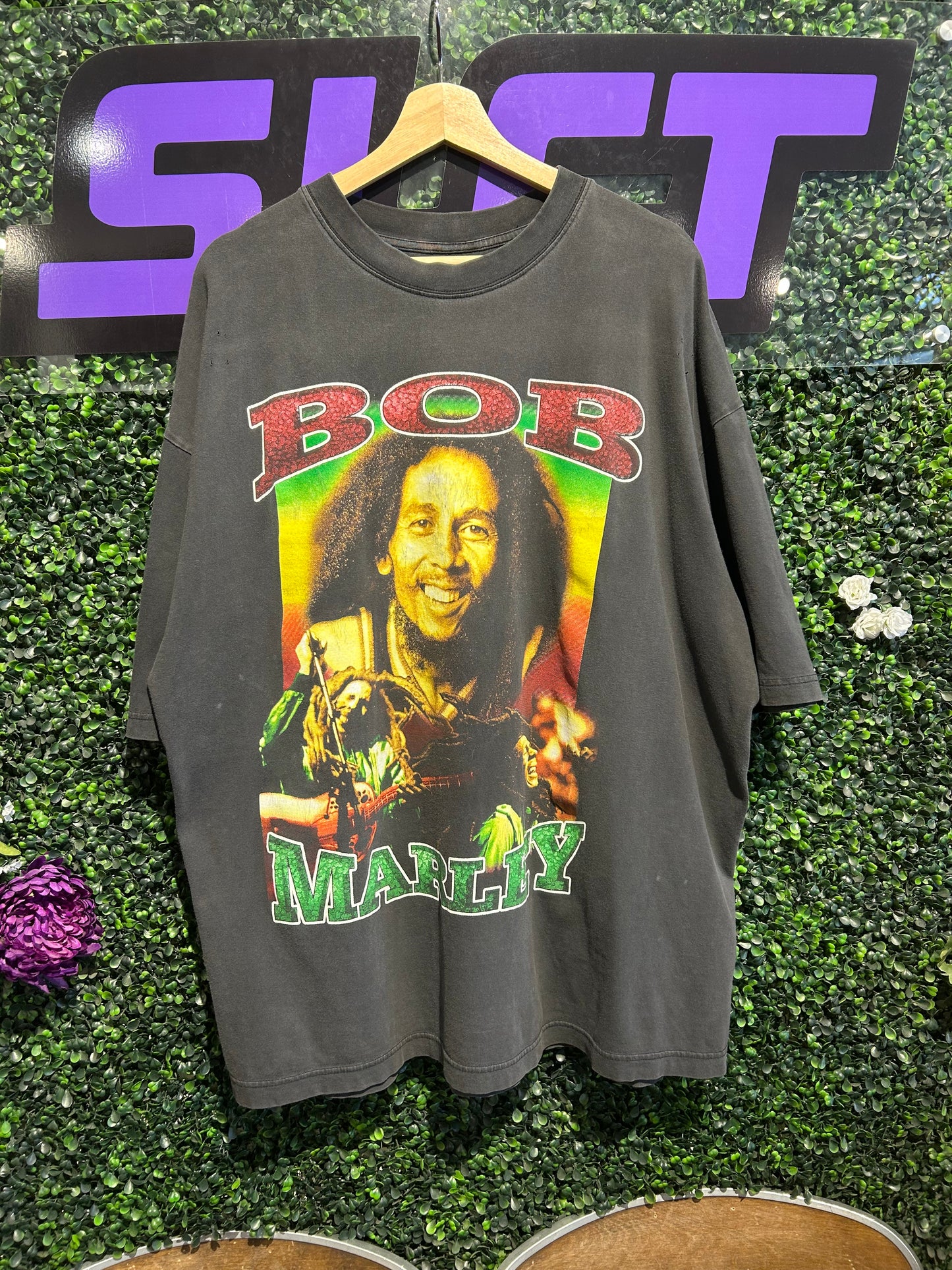 90s Bob Marley Rap-Style T-Shirt. Size XXL
