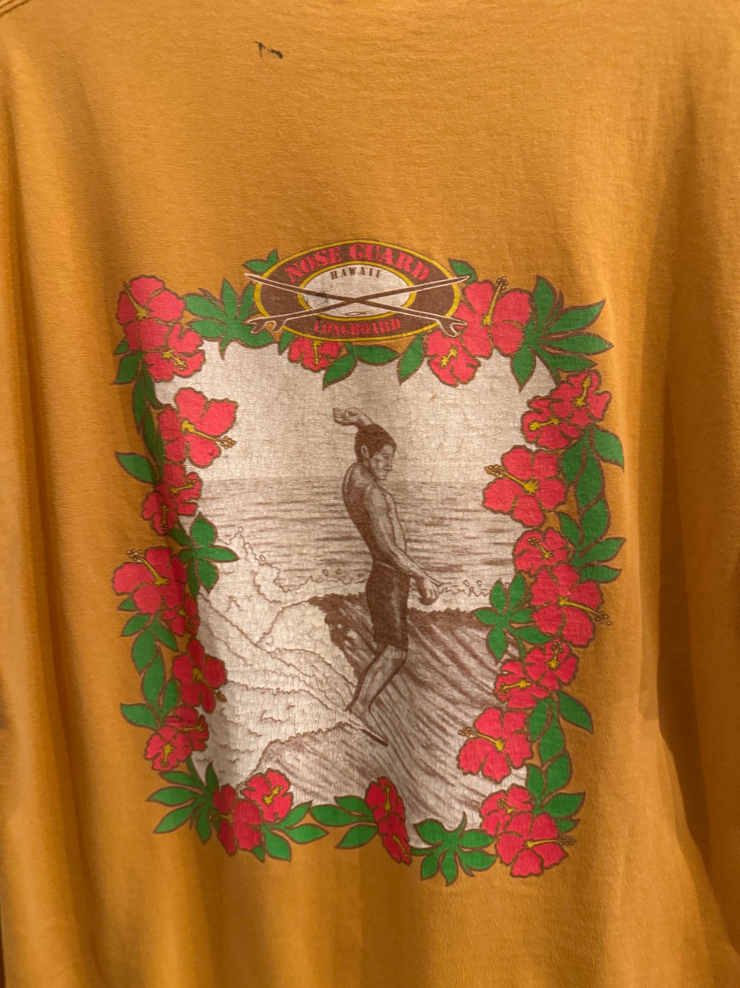 Vintage Longboard Surfing T-Shirt Size XL