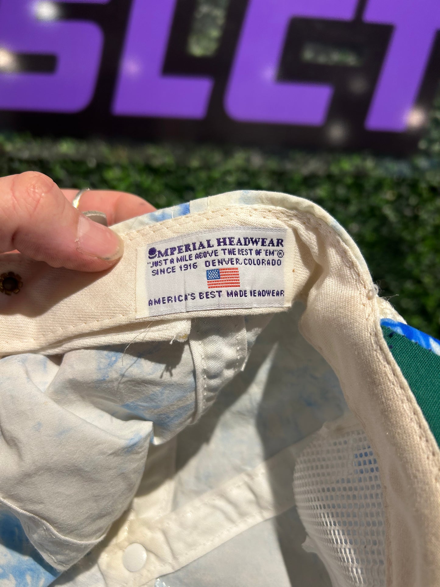 90s Lake Valley Tie-Dye Hat
