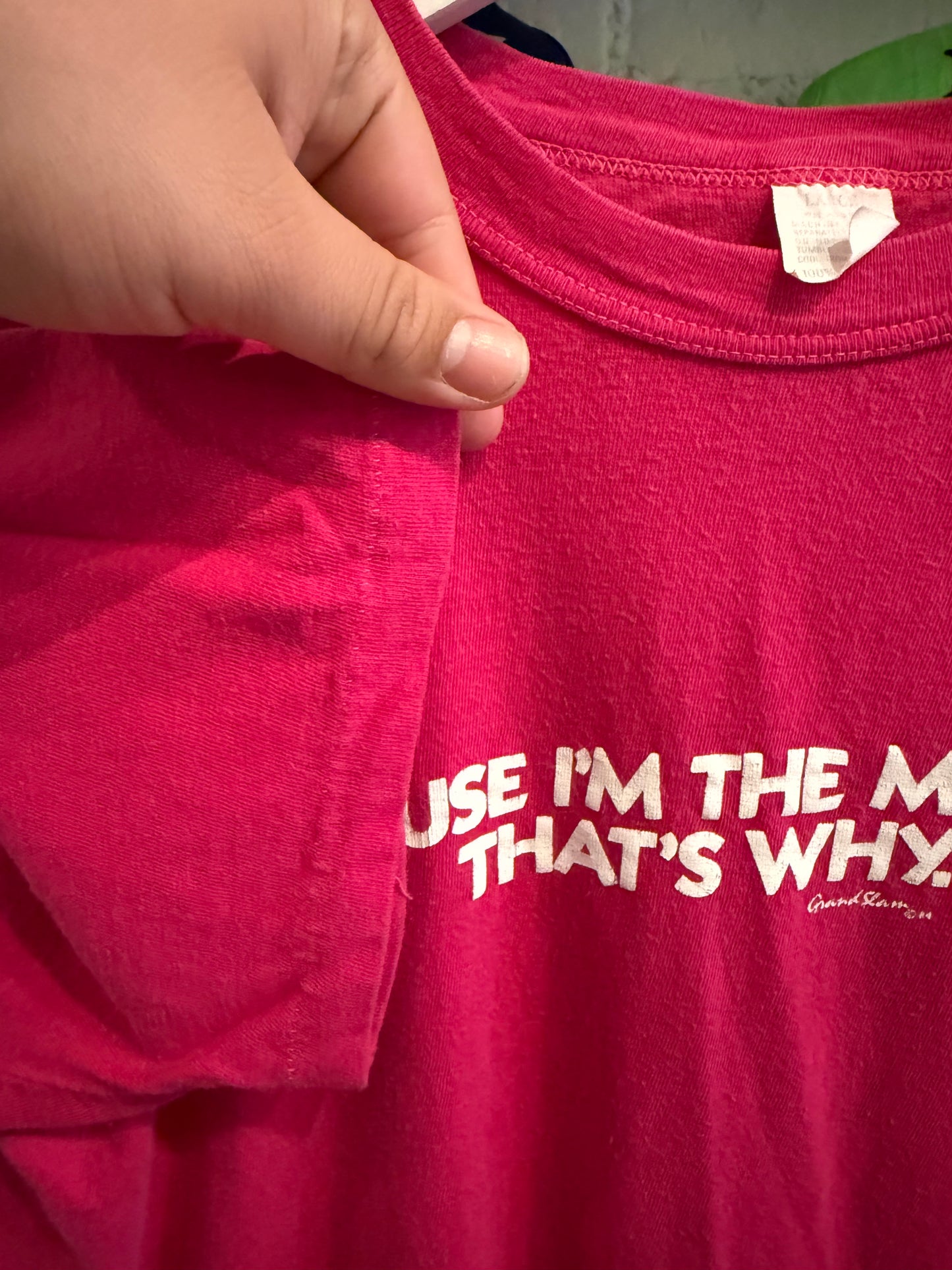 Vintage ‘Because I’m Mommy’ T-Shirt Size Women’s Large