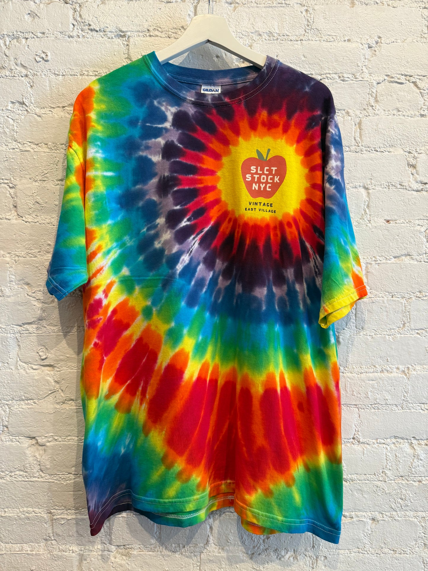 Vintage SLCT Stock Big Apple T-Shirt Size XL