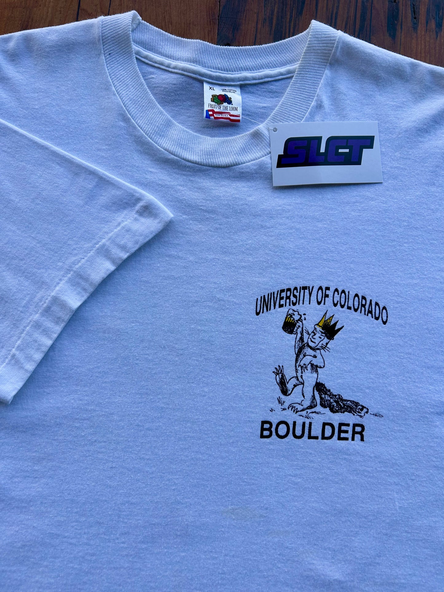 90s Colorado Buffaloes Where The Wild Things Are ‘Let The Wild Rumpus Begin’ T-Shirt. Size L/XL