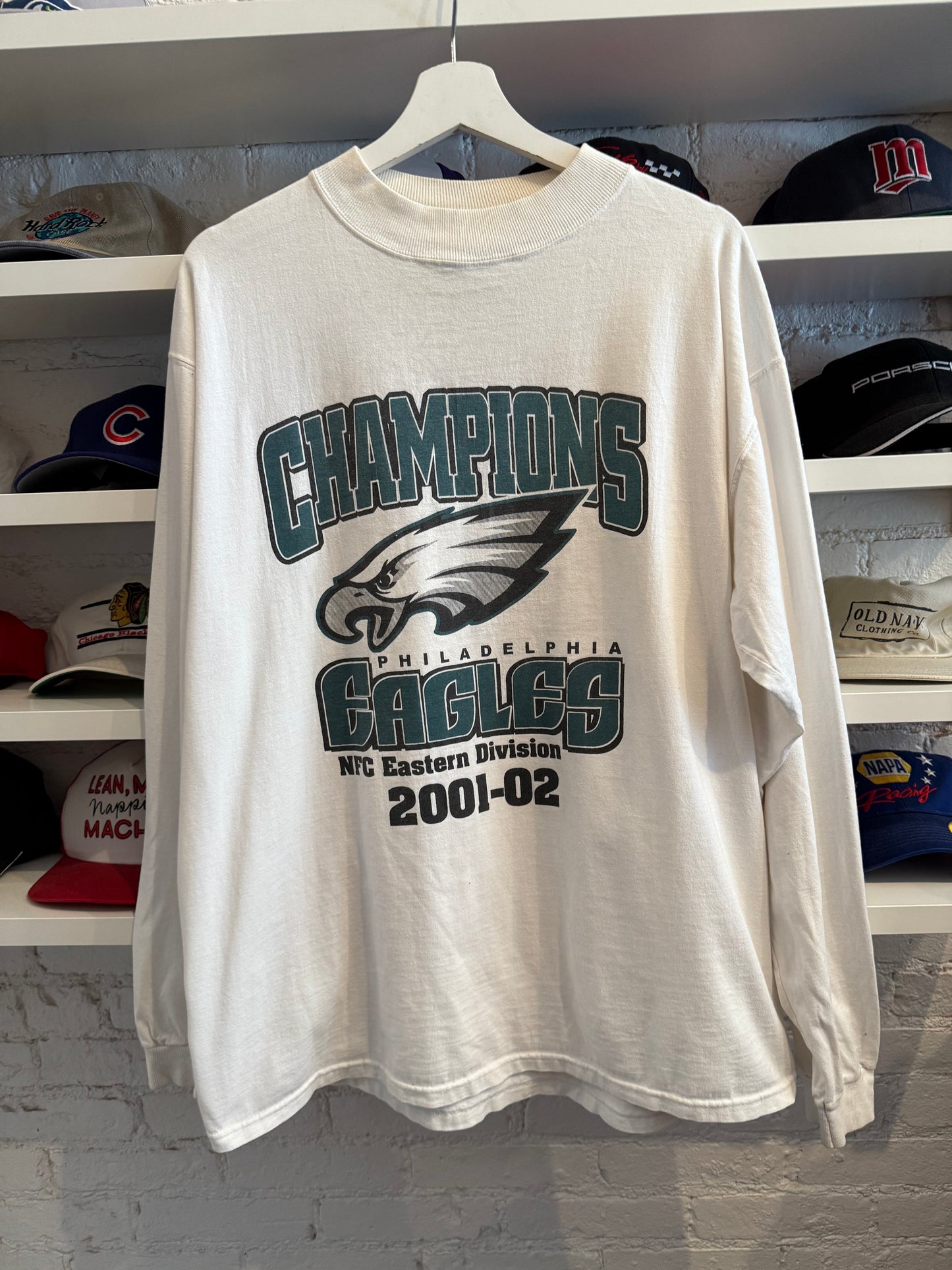 2002 Philadelphia Eagles L/S T-Shirt Size XL
